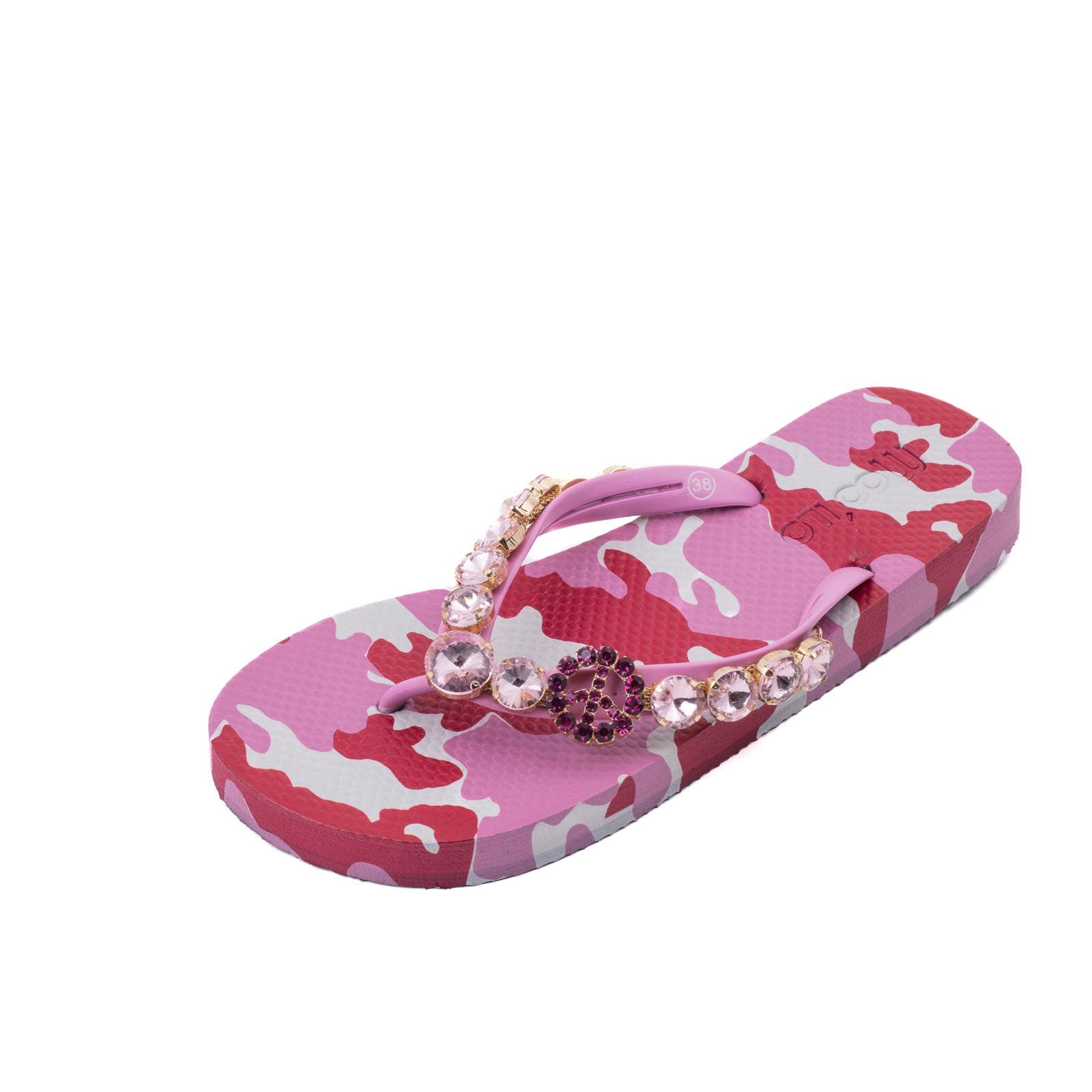 Flip-Flop / Camouflage Pink - PEACE / B Ware / Fehlproduktion / Sonderpreis / ohne Tasche / Restbestände nochmals reduziert