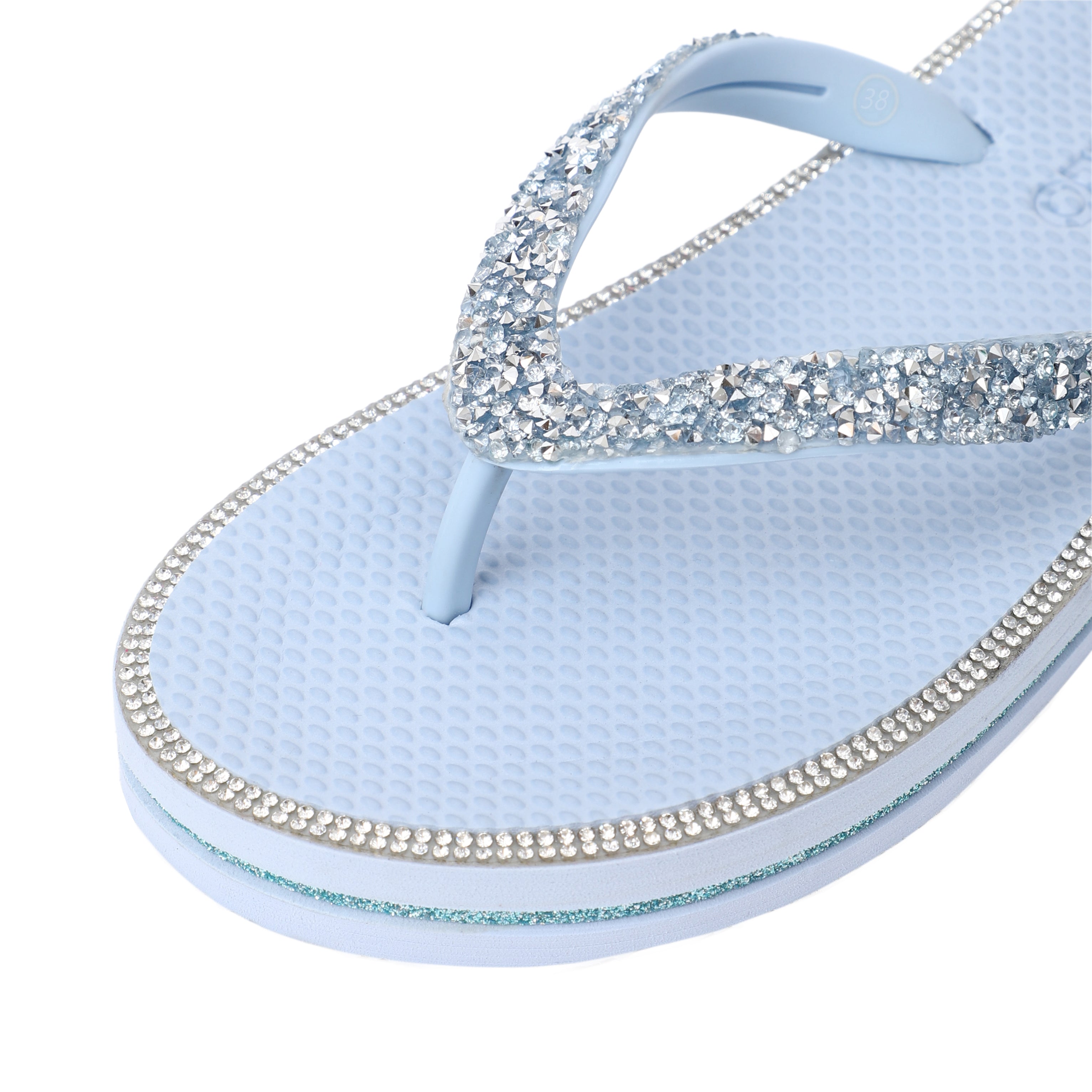 Flip-Flop / Beate - Hellblau / B-Ware - Bitte Beschreibung lesen