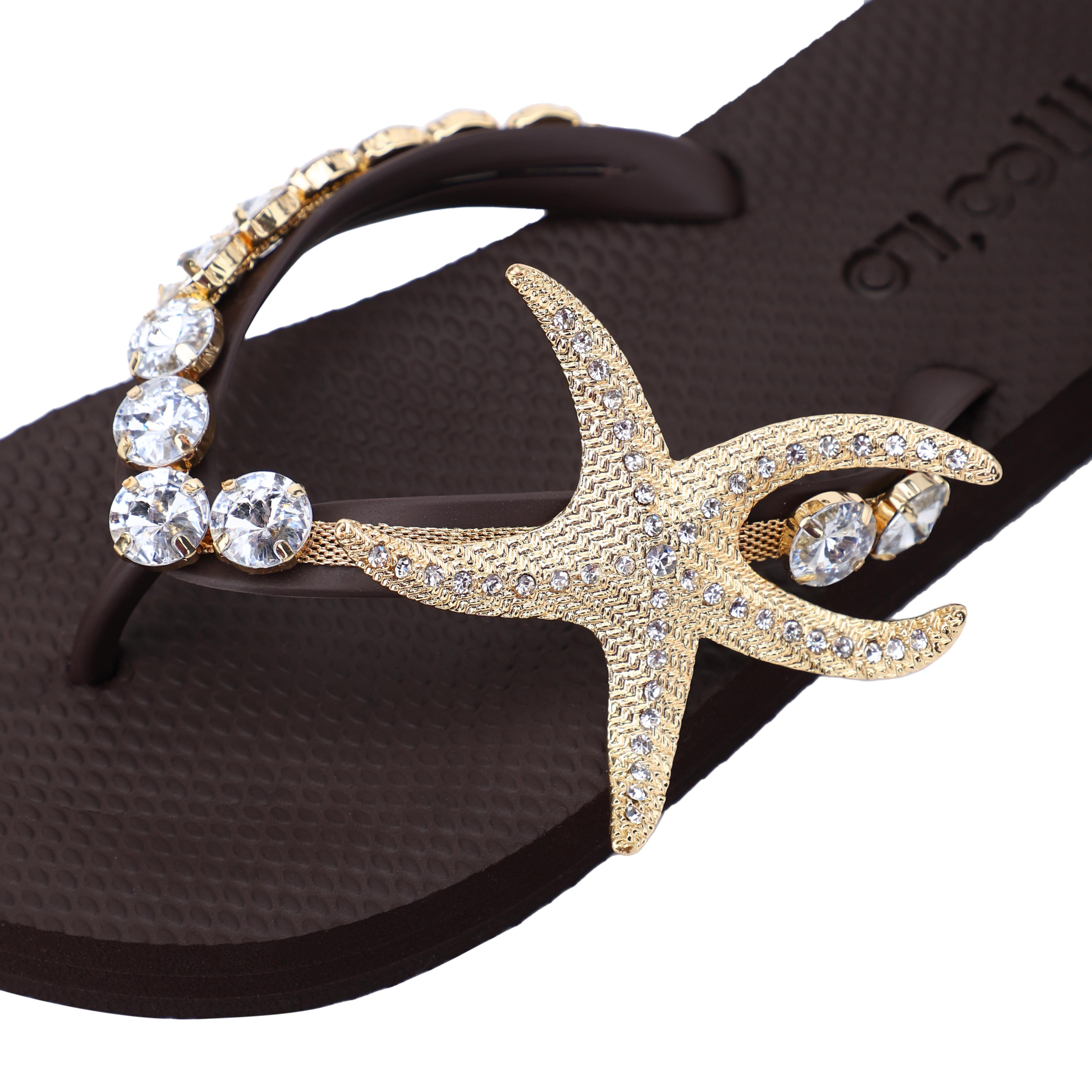 Flip-Flop / Seestern - Dunkelbraun