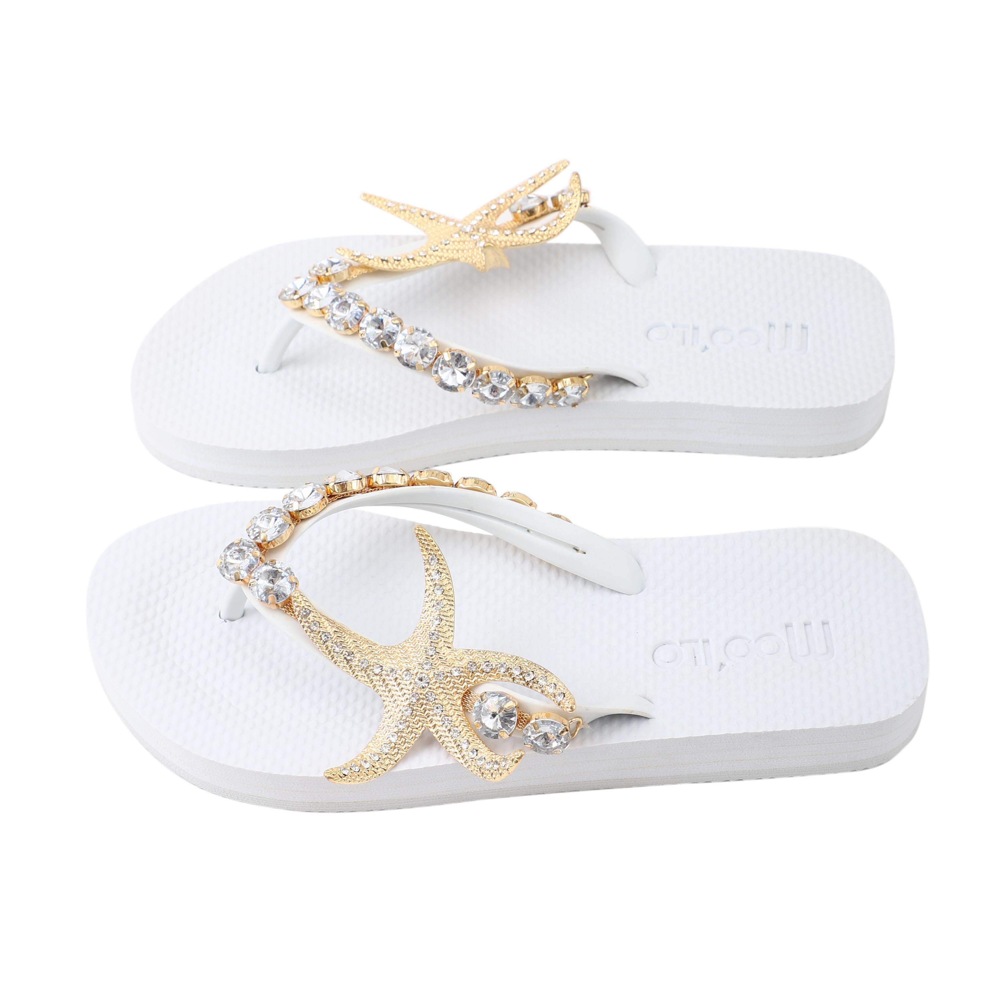 Flip-Flop / Seestern - Weiß