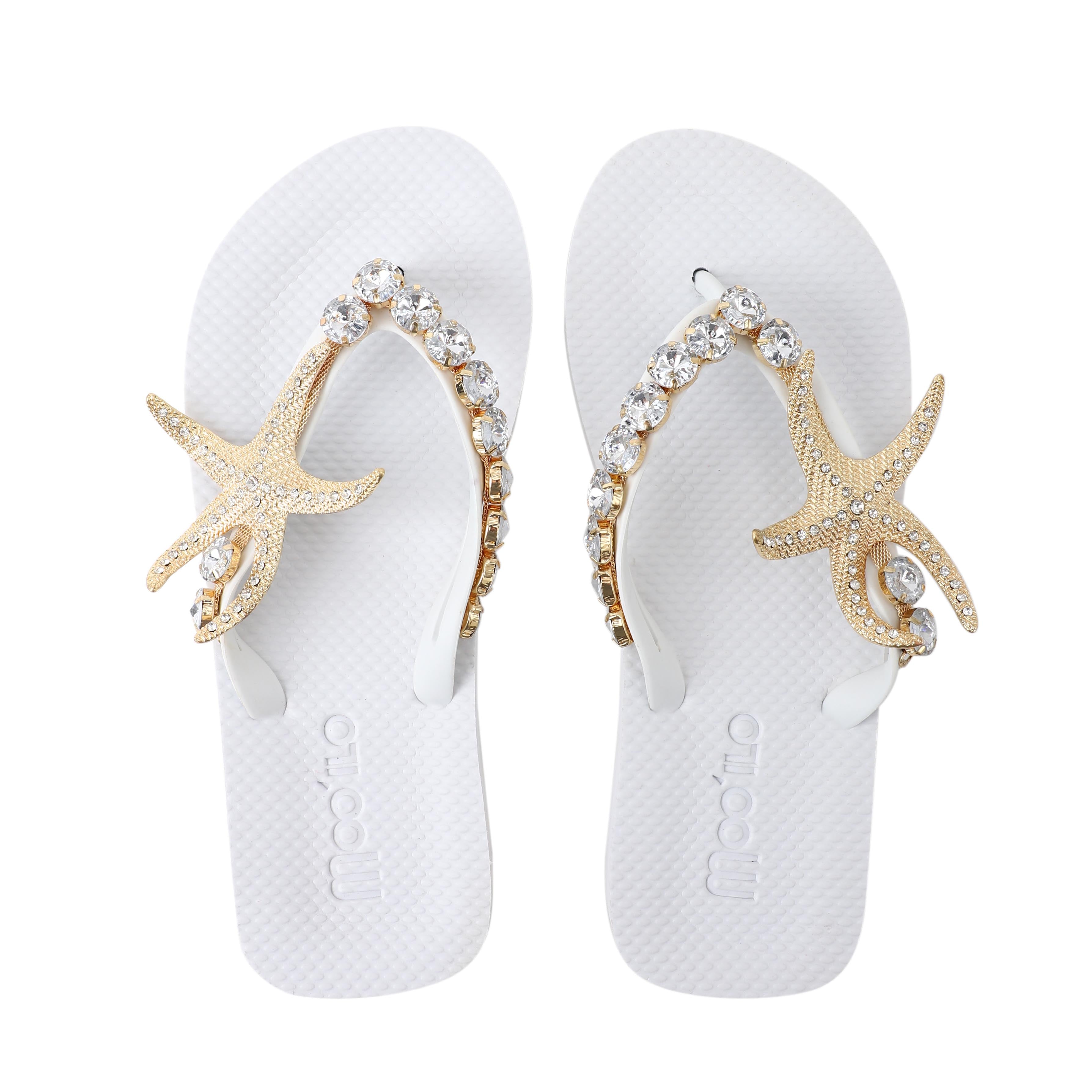 Flip-Flop / Seestern - Weiß