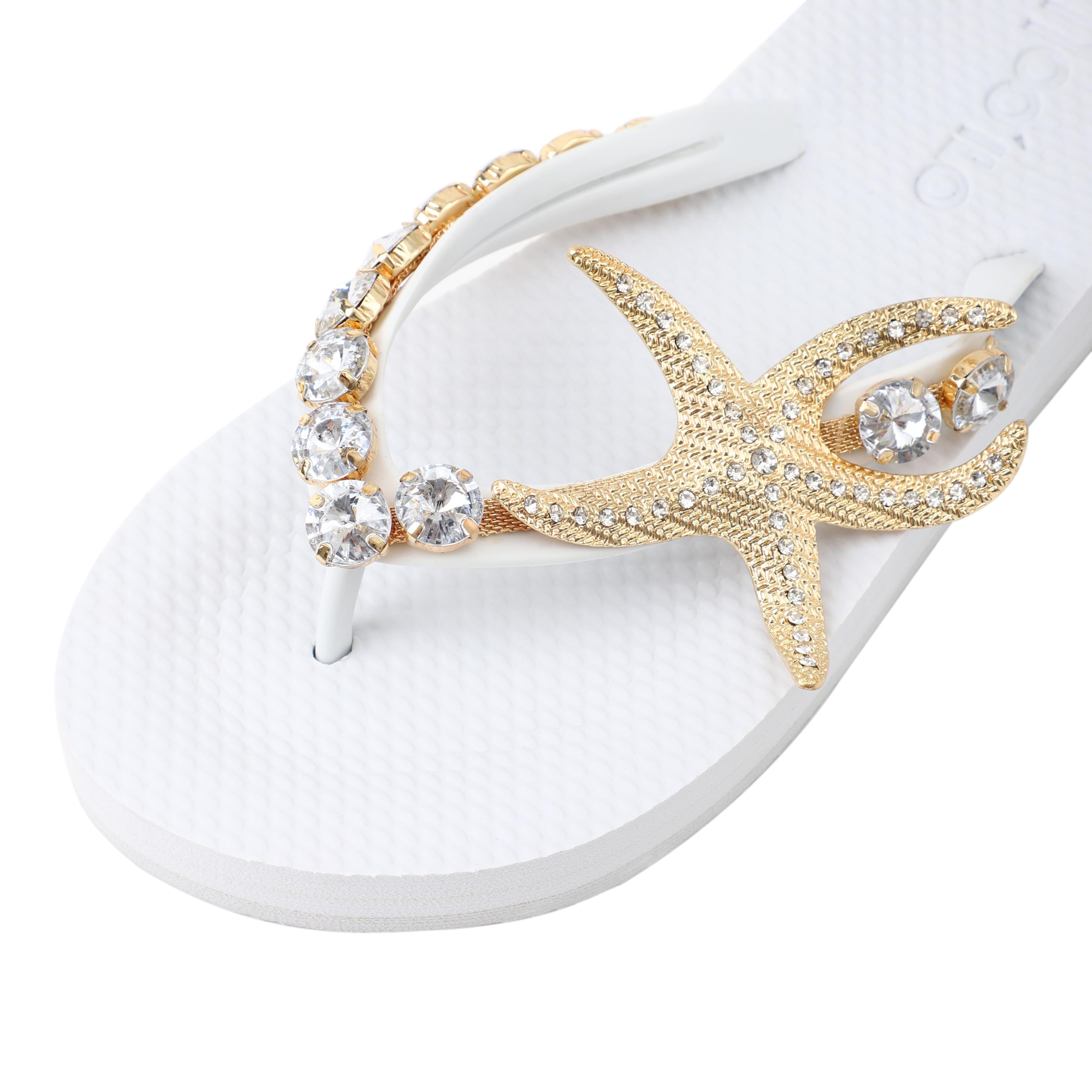 Flip-Flop / Seestern - Weiß