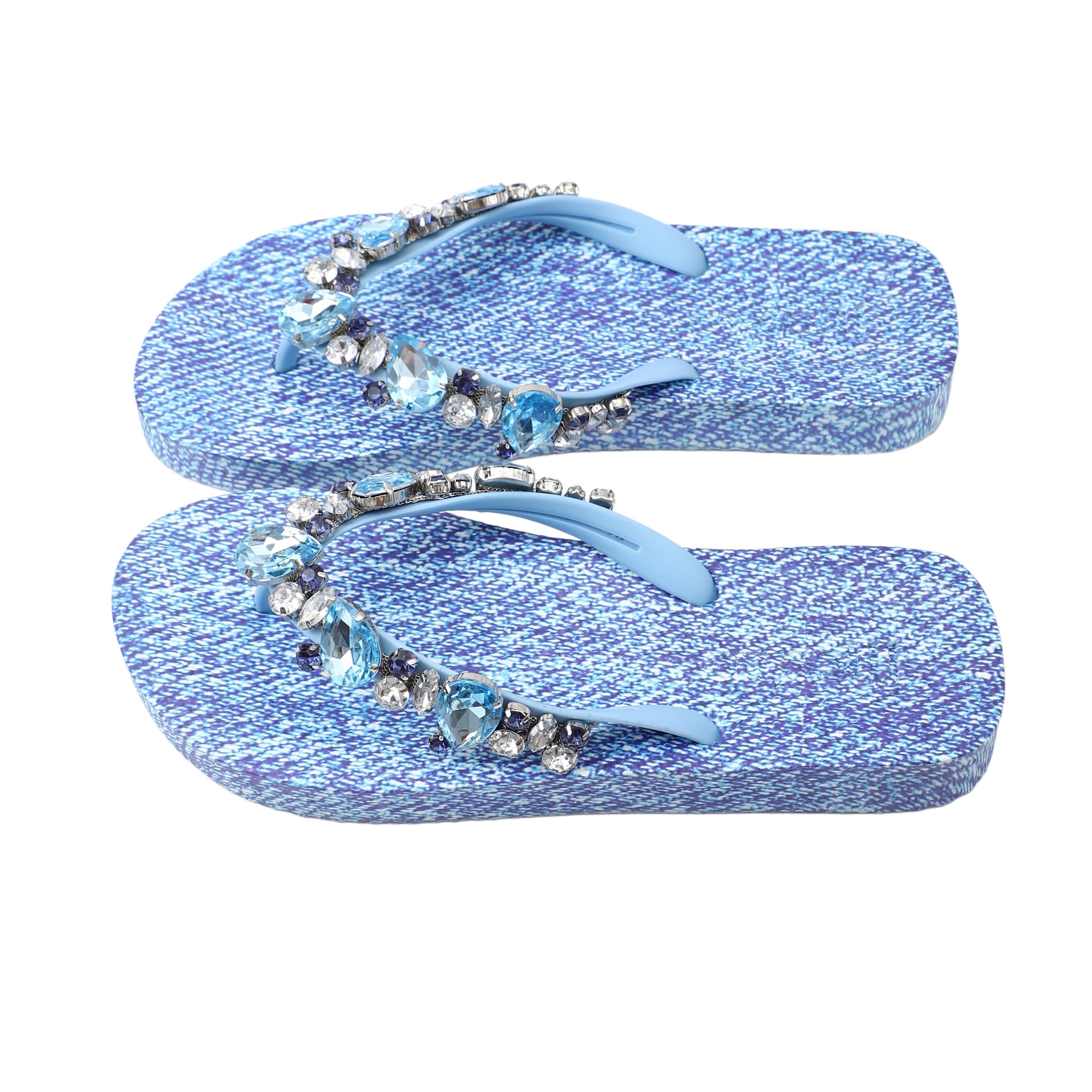Flip-Flop / Katja - Jeans /  B-Ware - Druck kann sich lösen