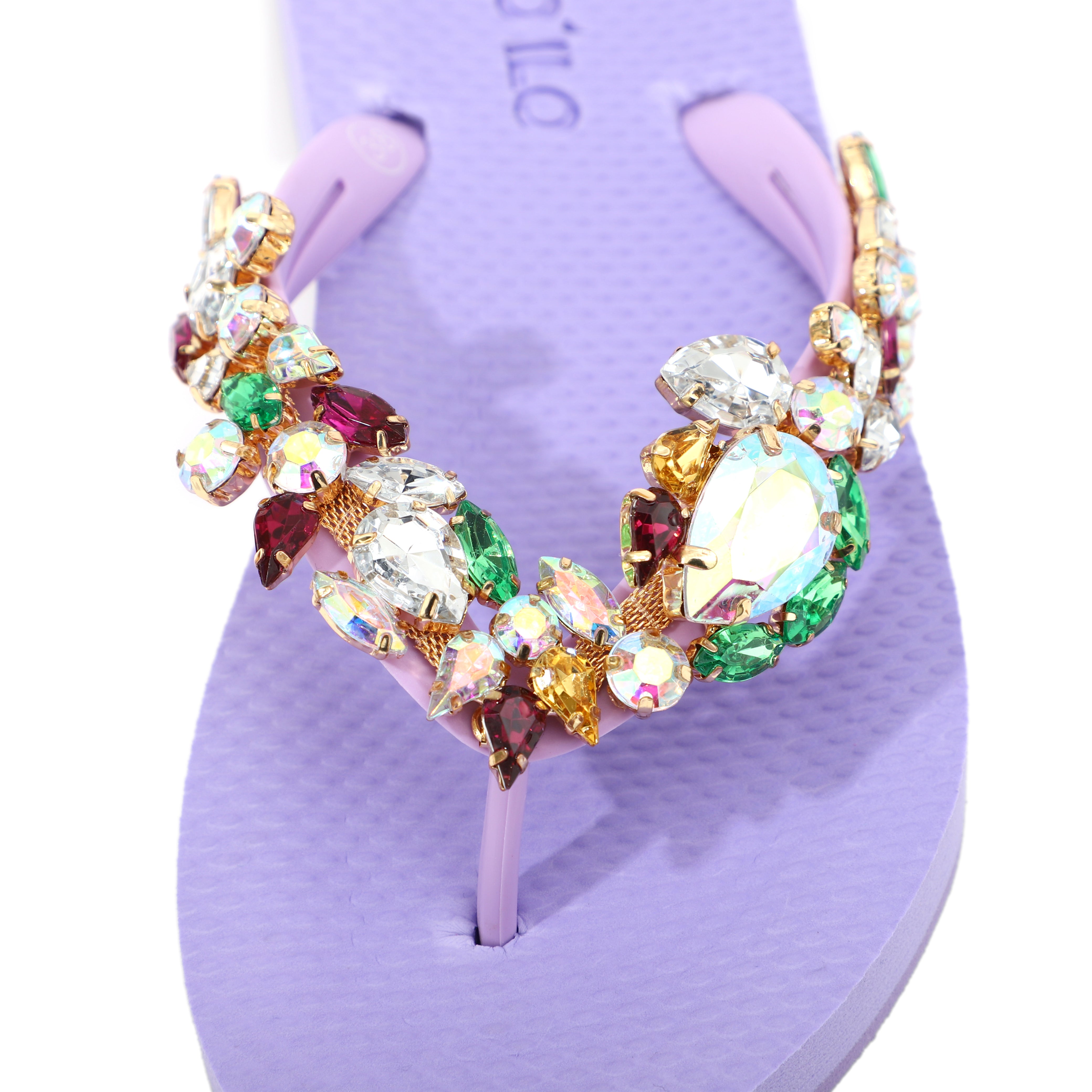 Flip-Flop / Diamant - Bunt-Flieder