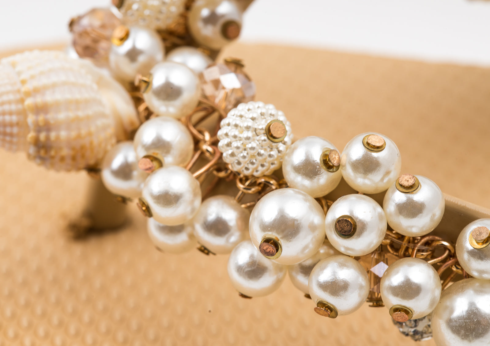 Flip-Flop / Muschel - Beige