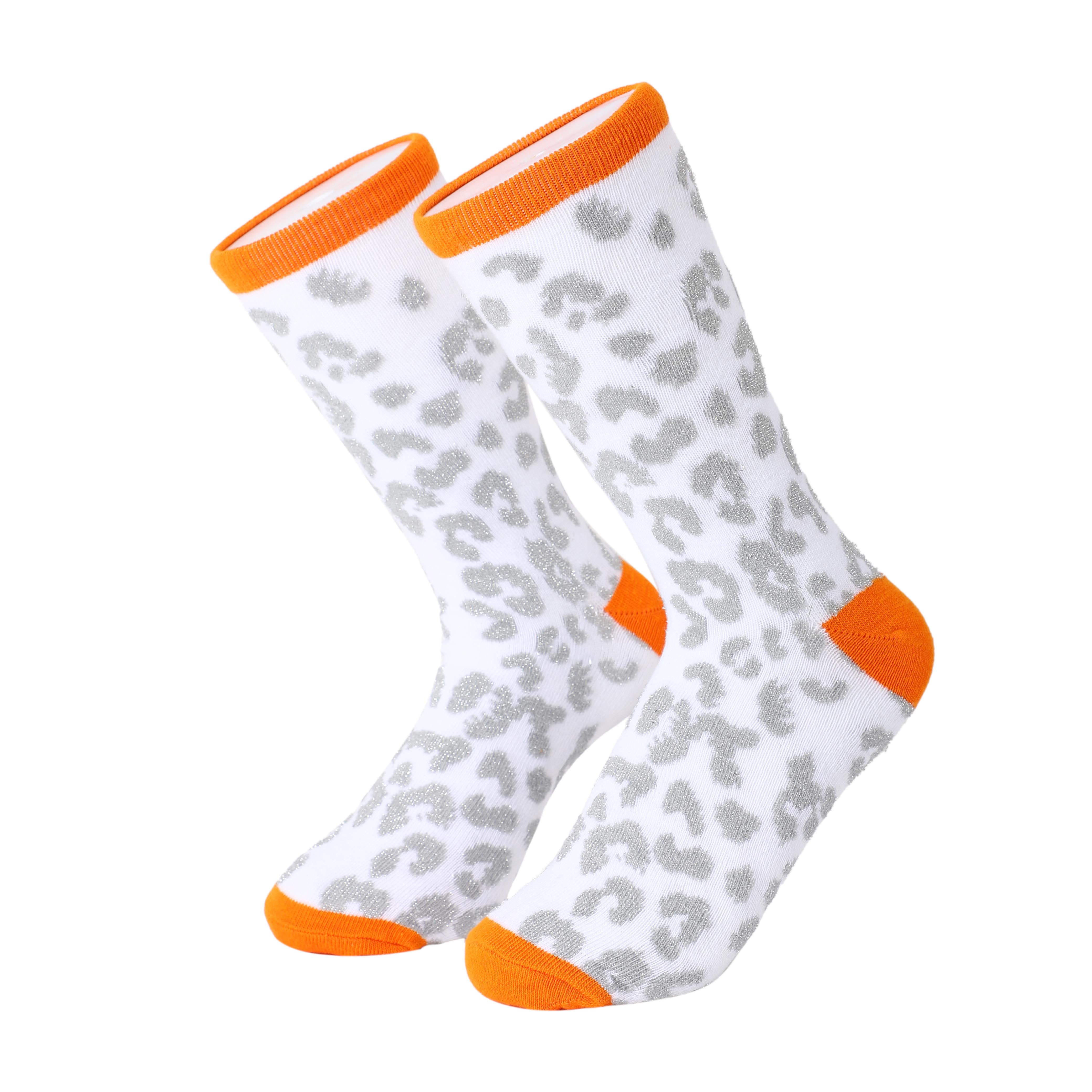 Socken / Leo Weiß-Silber