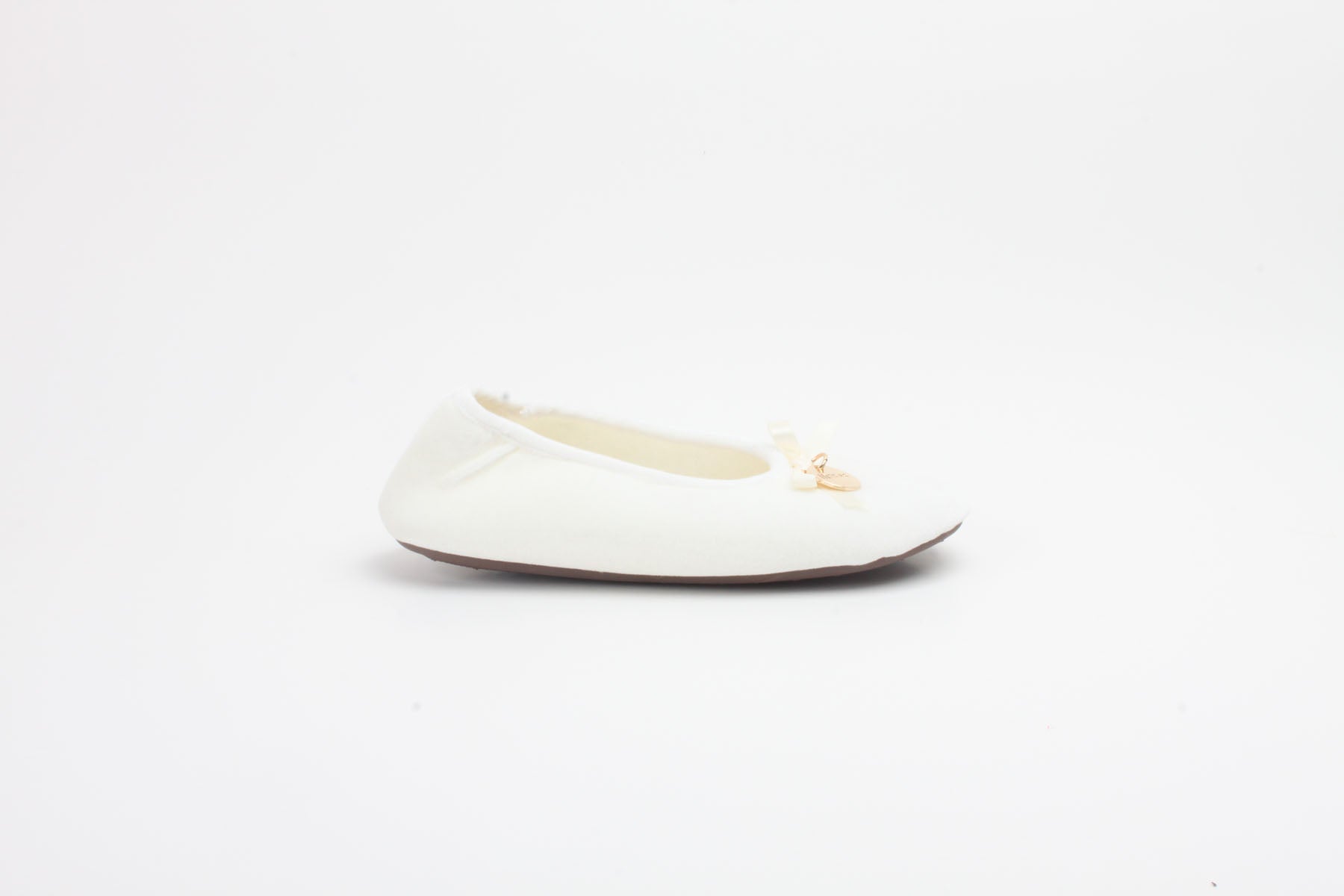 Hausschuhe / Ballerina - Weiß