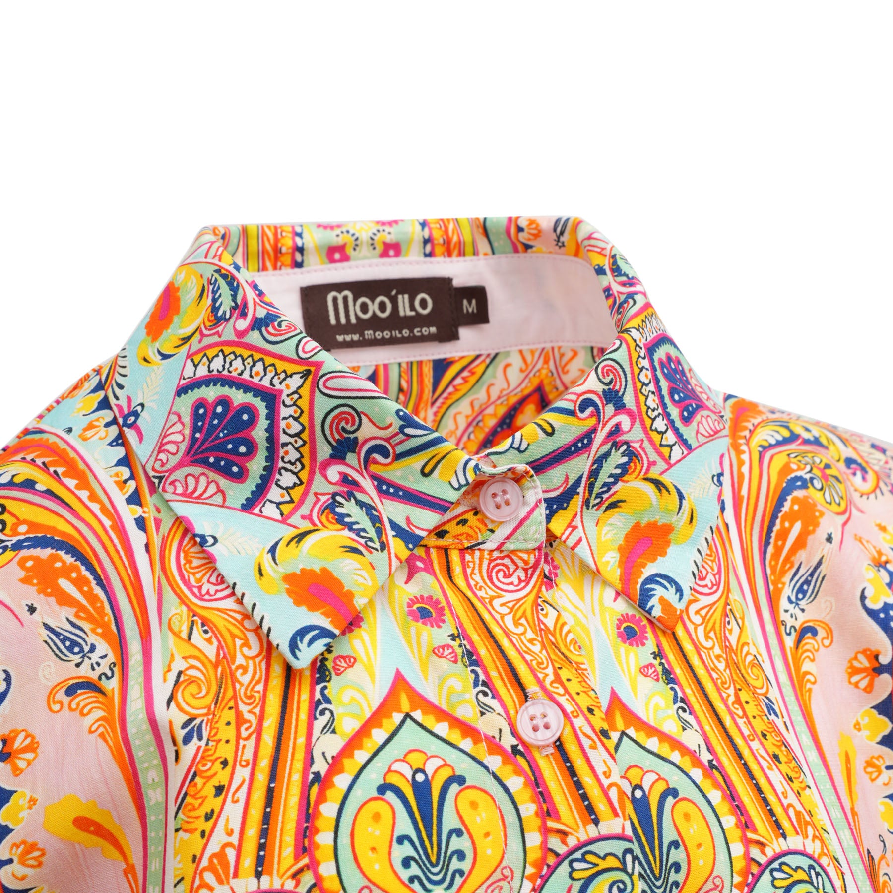 Kleider / Kleid mit Gürtel - Paisley