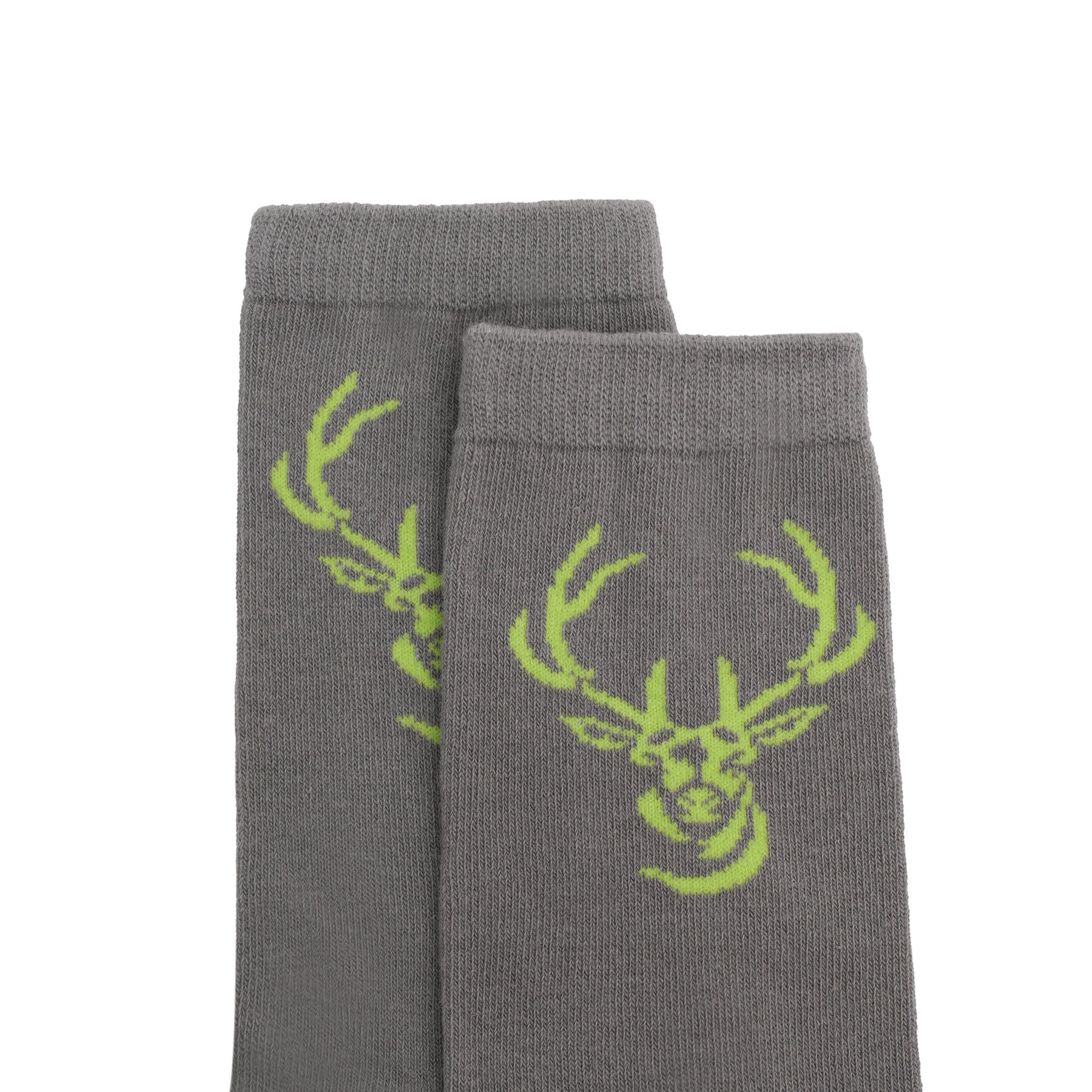 Socken / Hirsch Grau-Grün