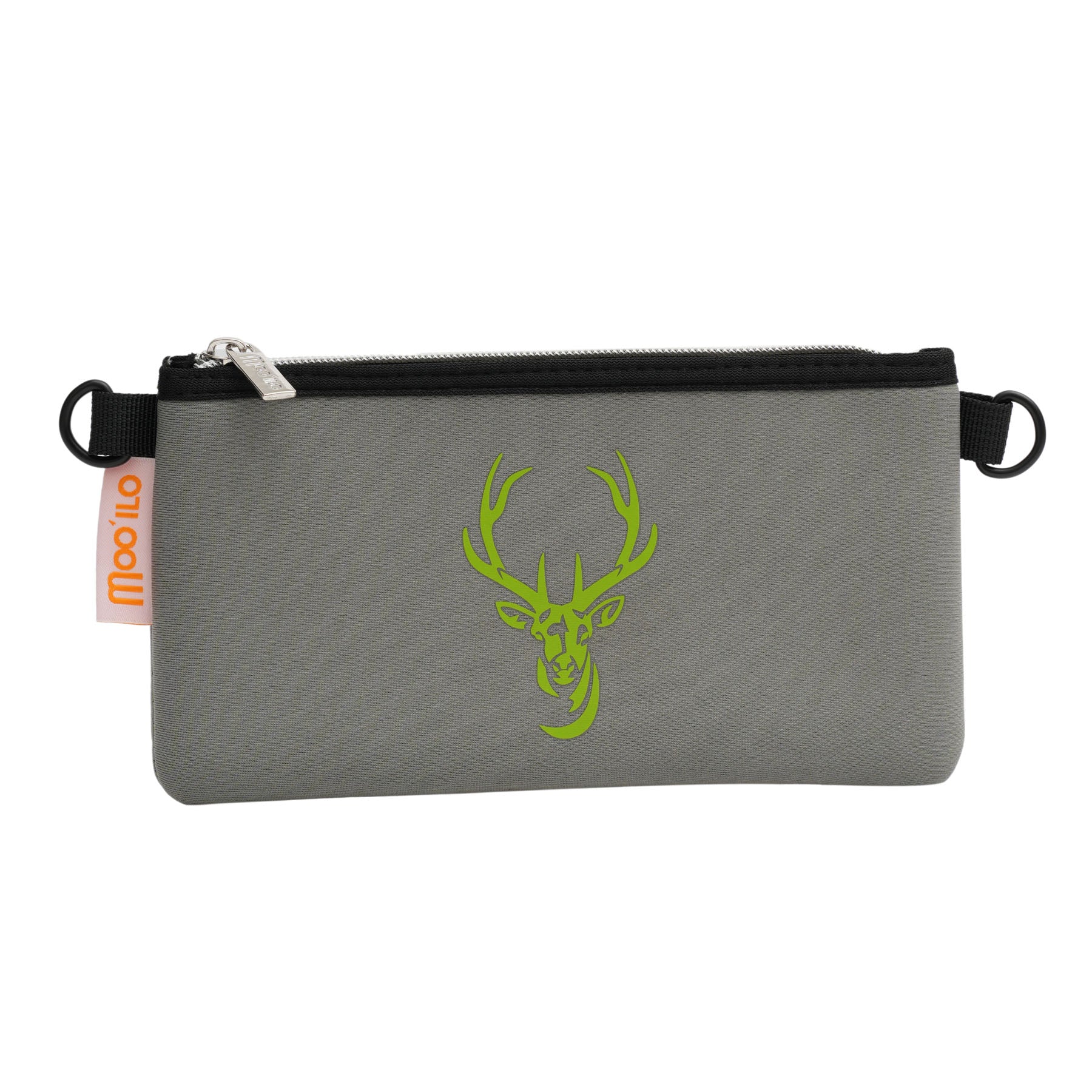 Socken / Hirsch Grau-Grün