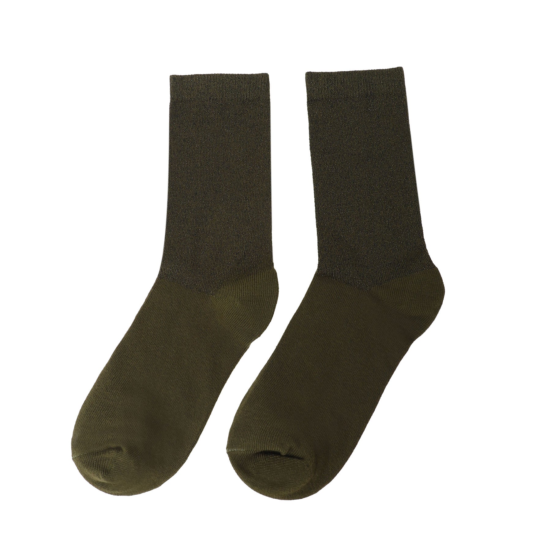 Socken / Lurex Khaki