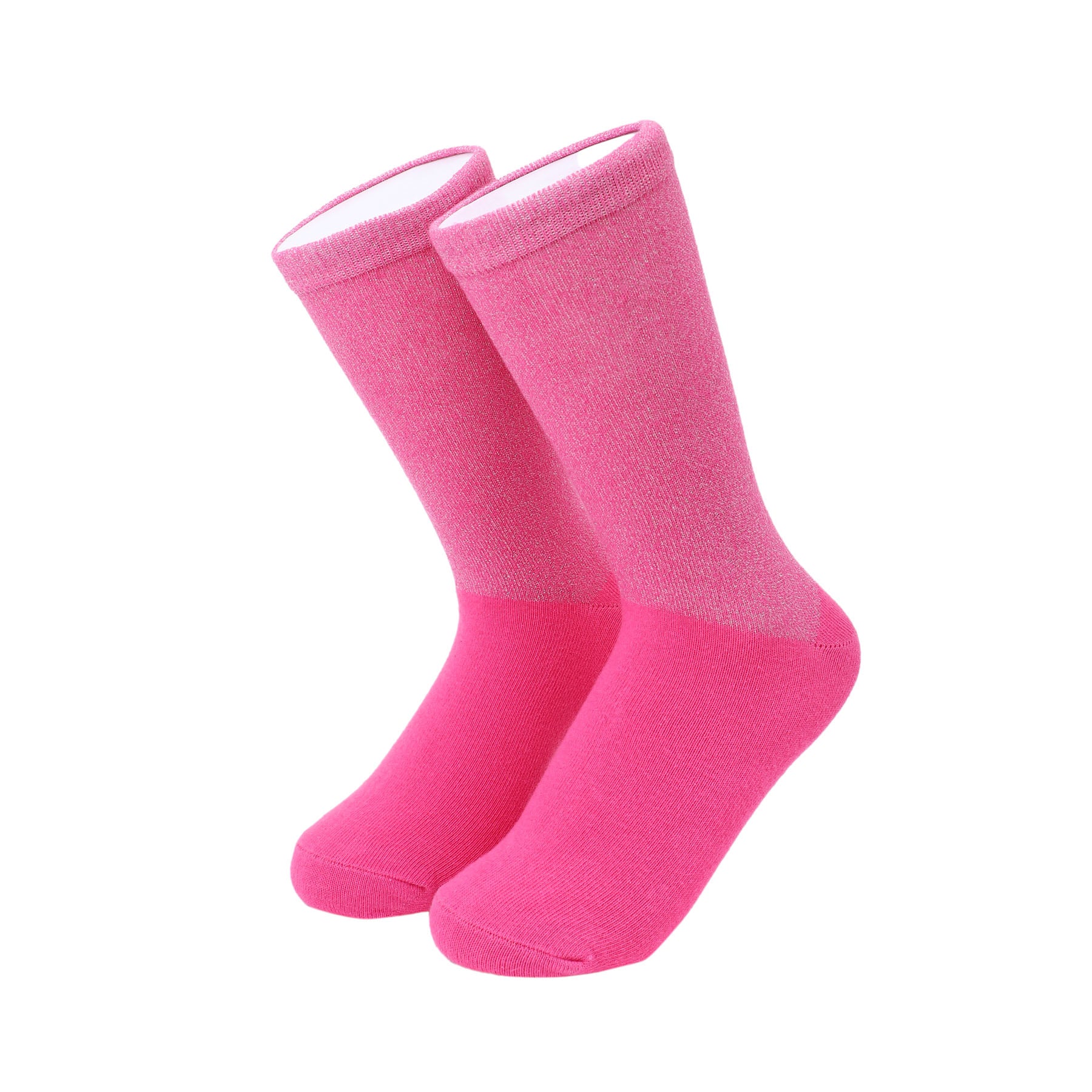 Socken / Lurex Pink