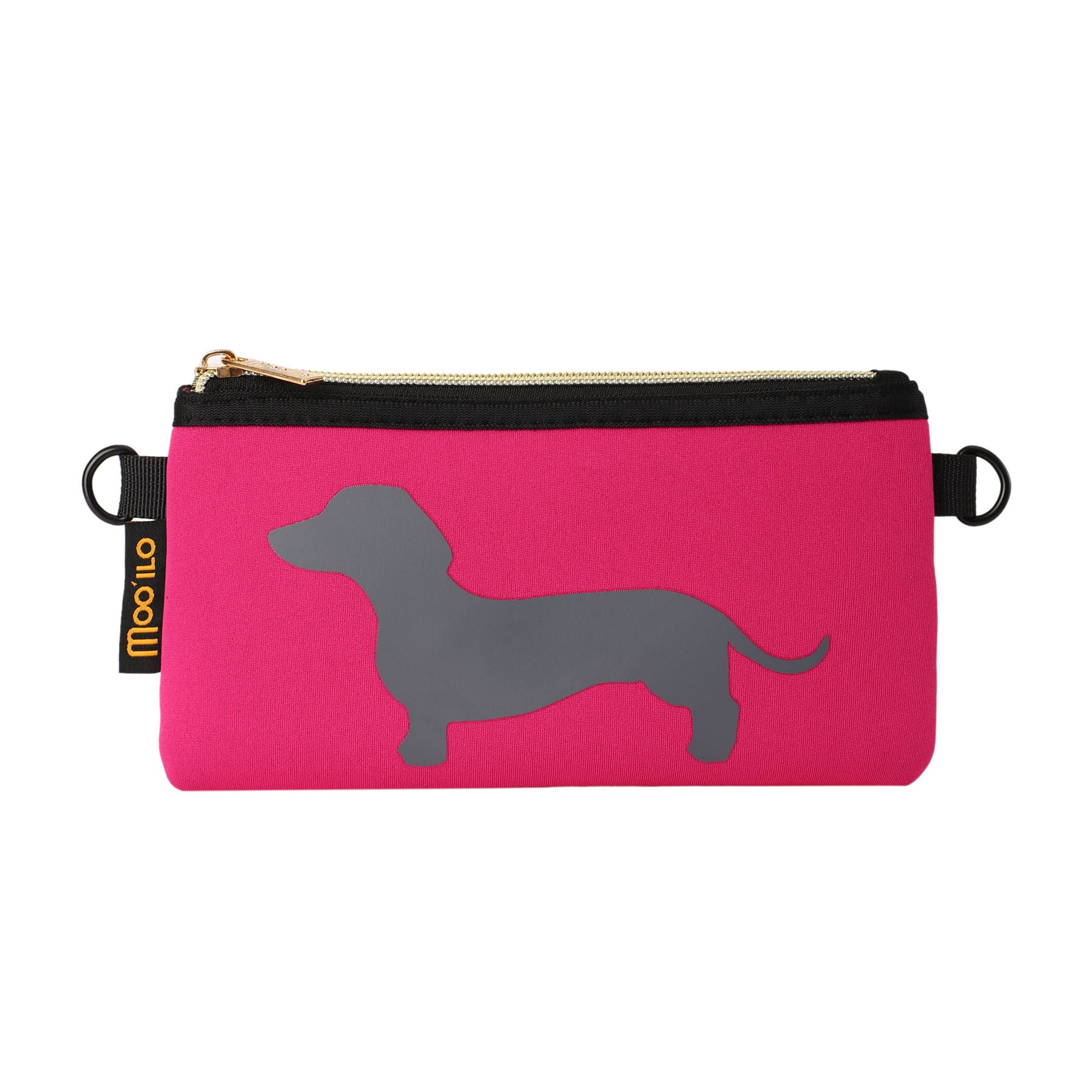 Socken / Dackel Pink-Grau