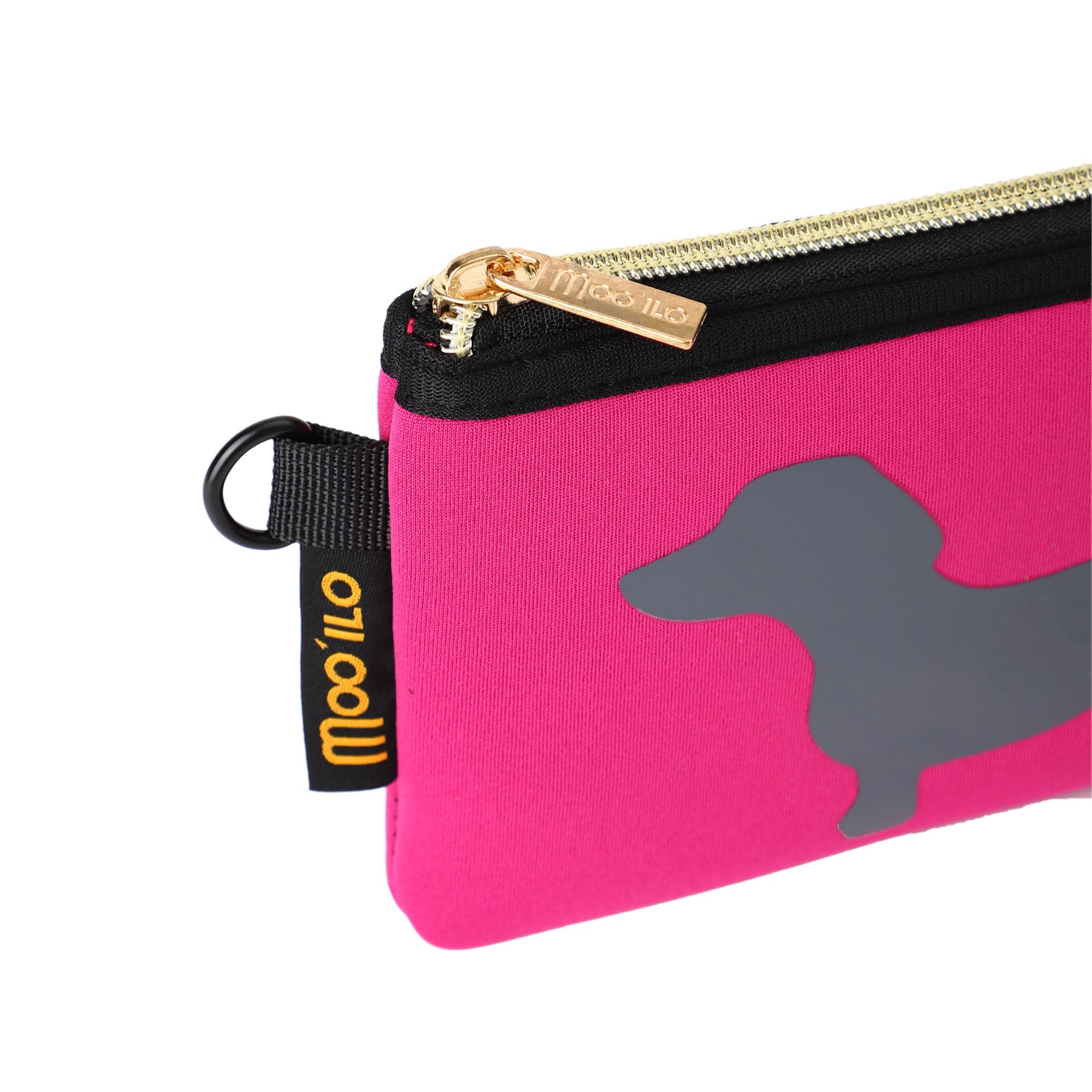 Socken / Dackel Pink-Grau