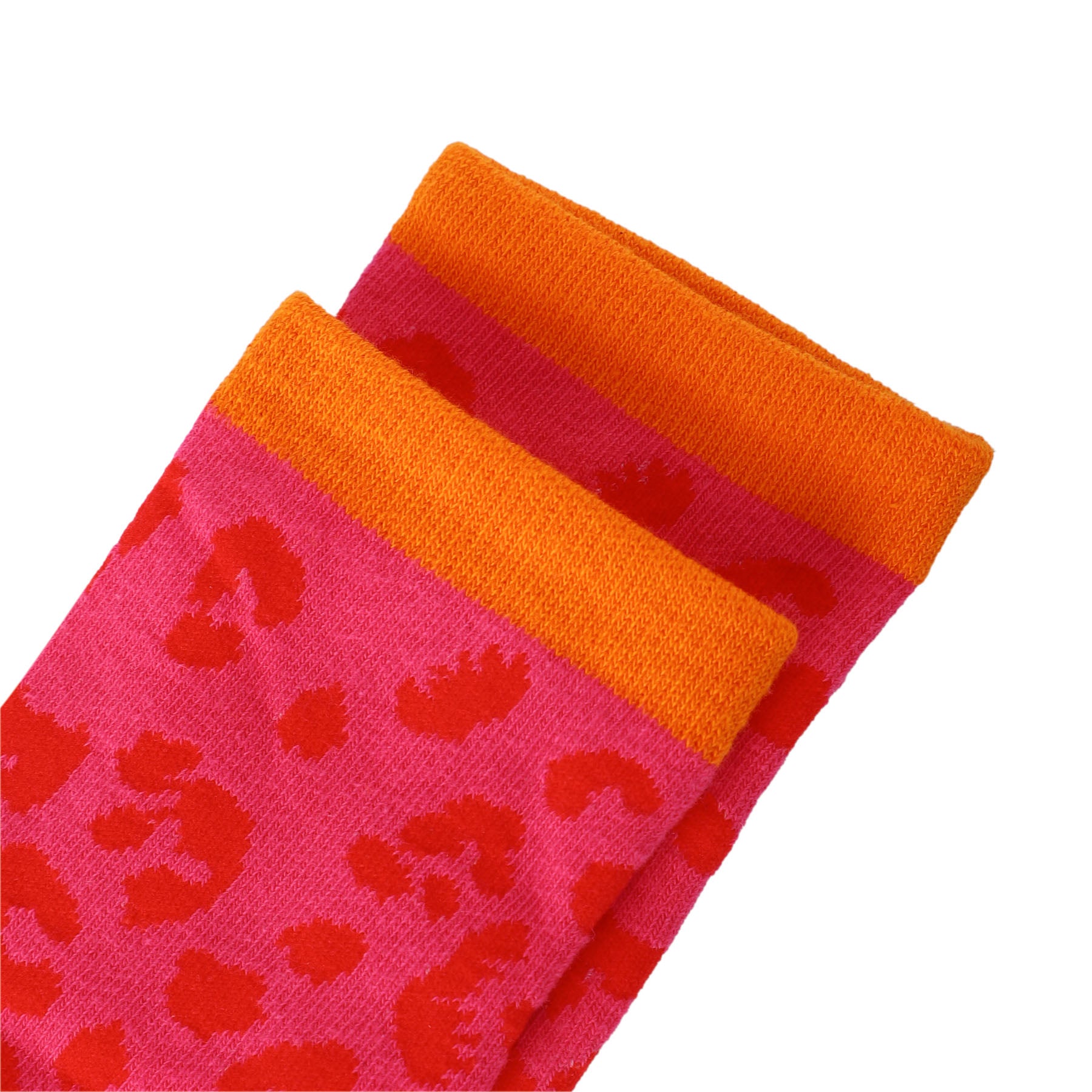 Socken / Leo Pink-Rot