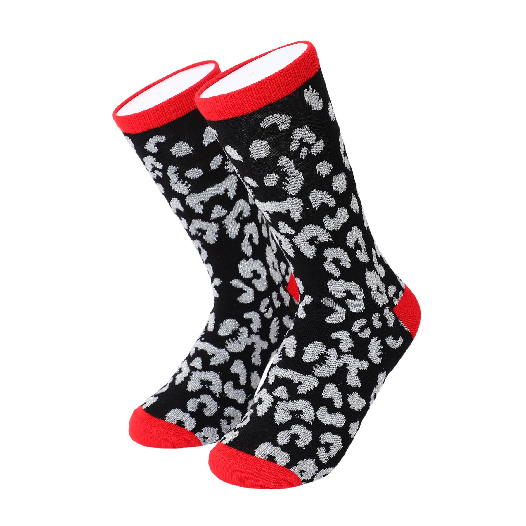 Socken / Leo Schwarz-Silber