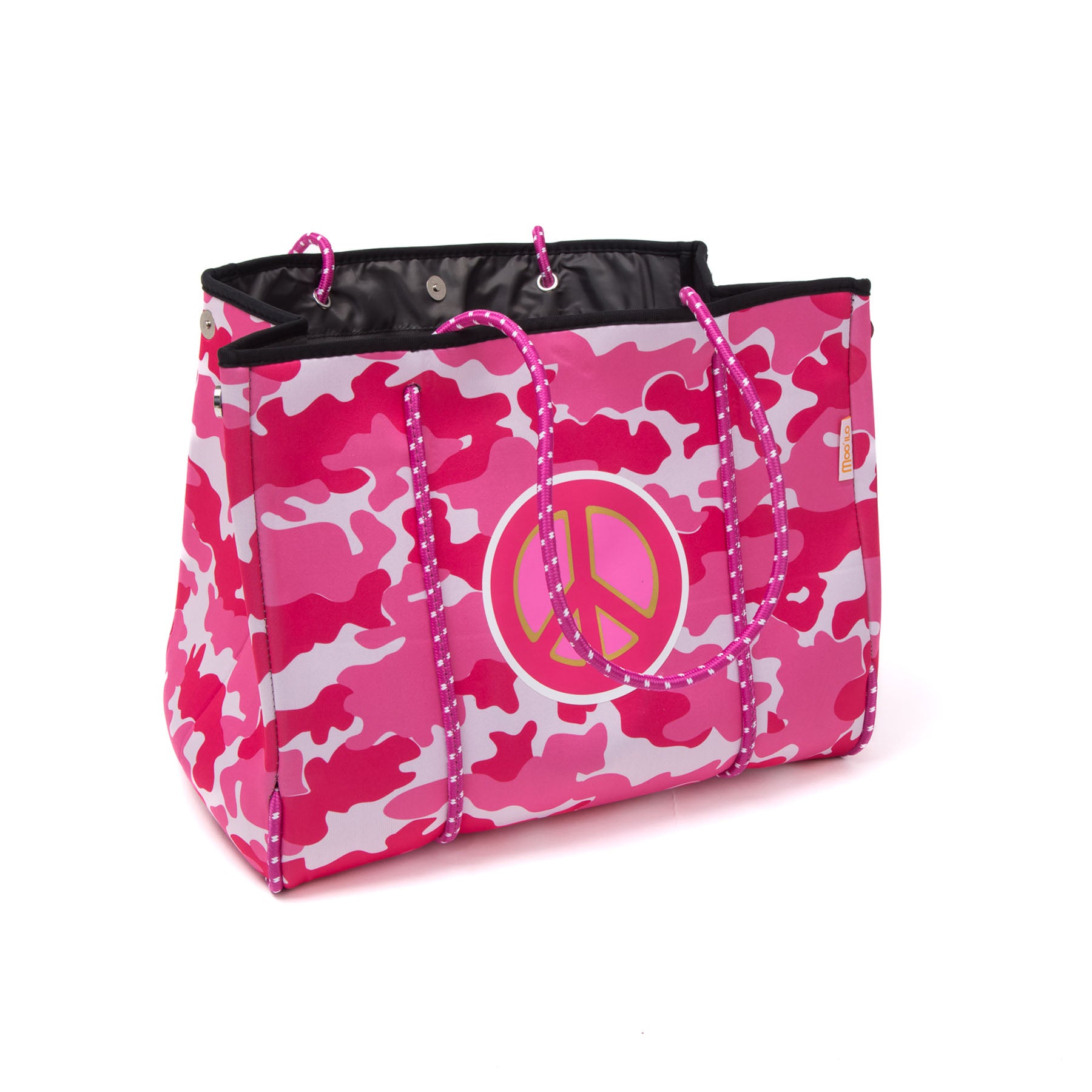 Taschen / Neopren-Shopper Lilly - Camouflage Pink