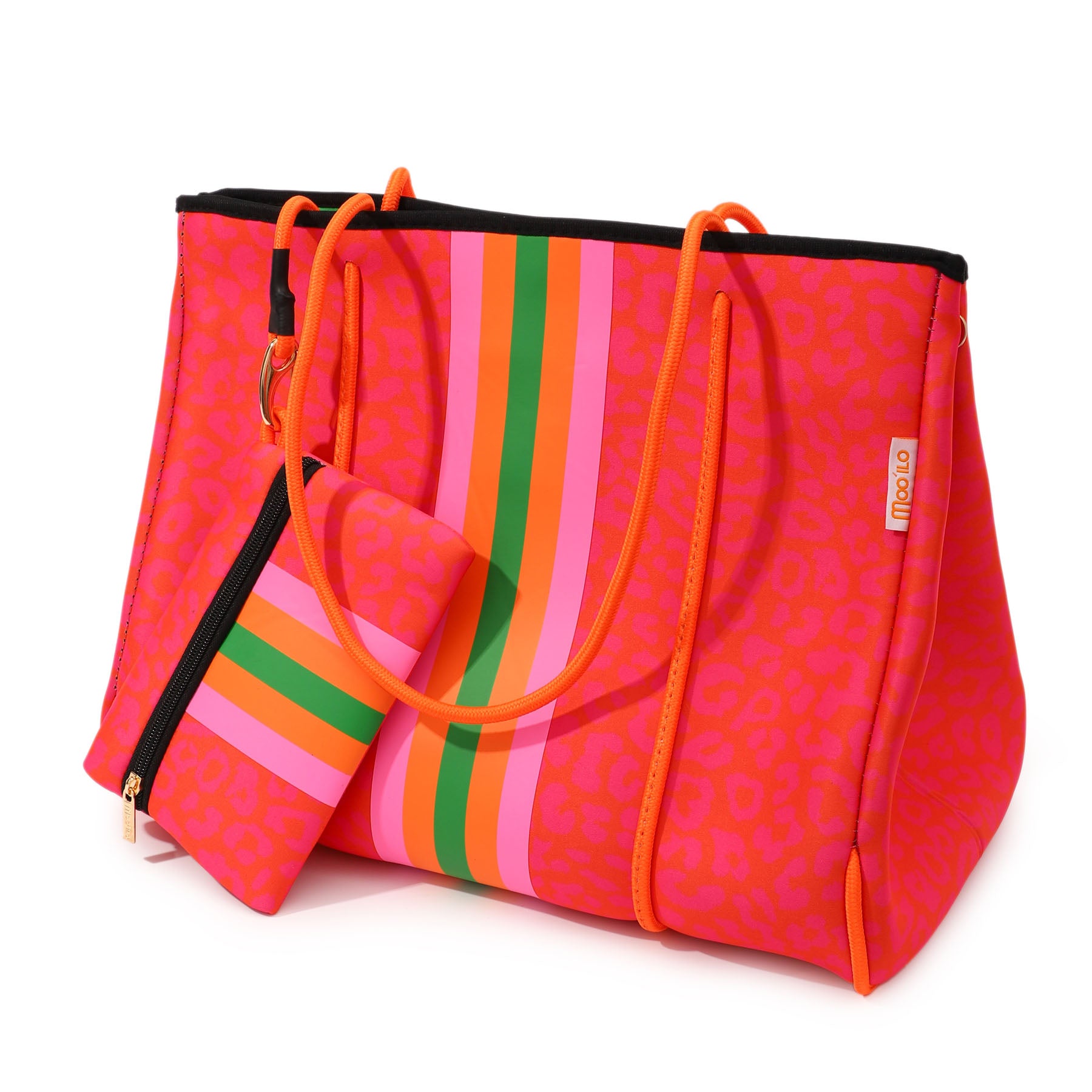 Taschen / Neopren-Shopper Lilly - Leo Orange