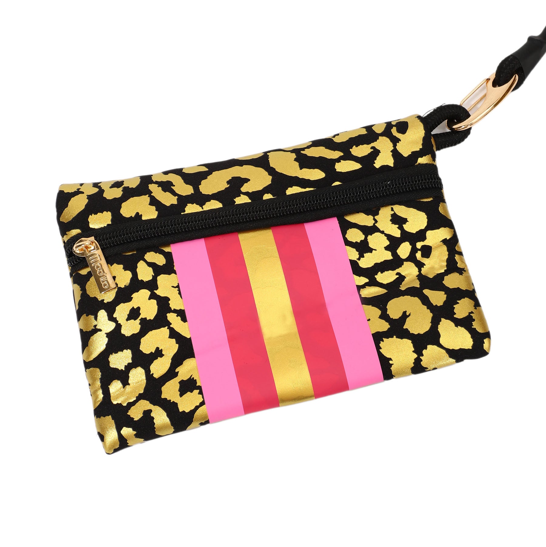 Taschen / Neopren-Shopper Lilly - Leo Schwarz-Gold