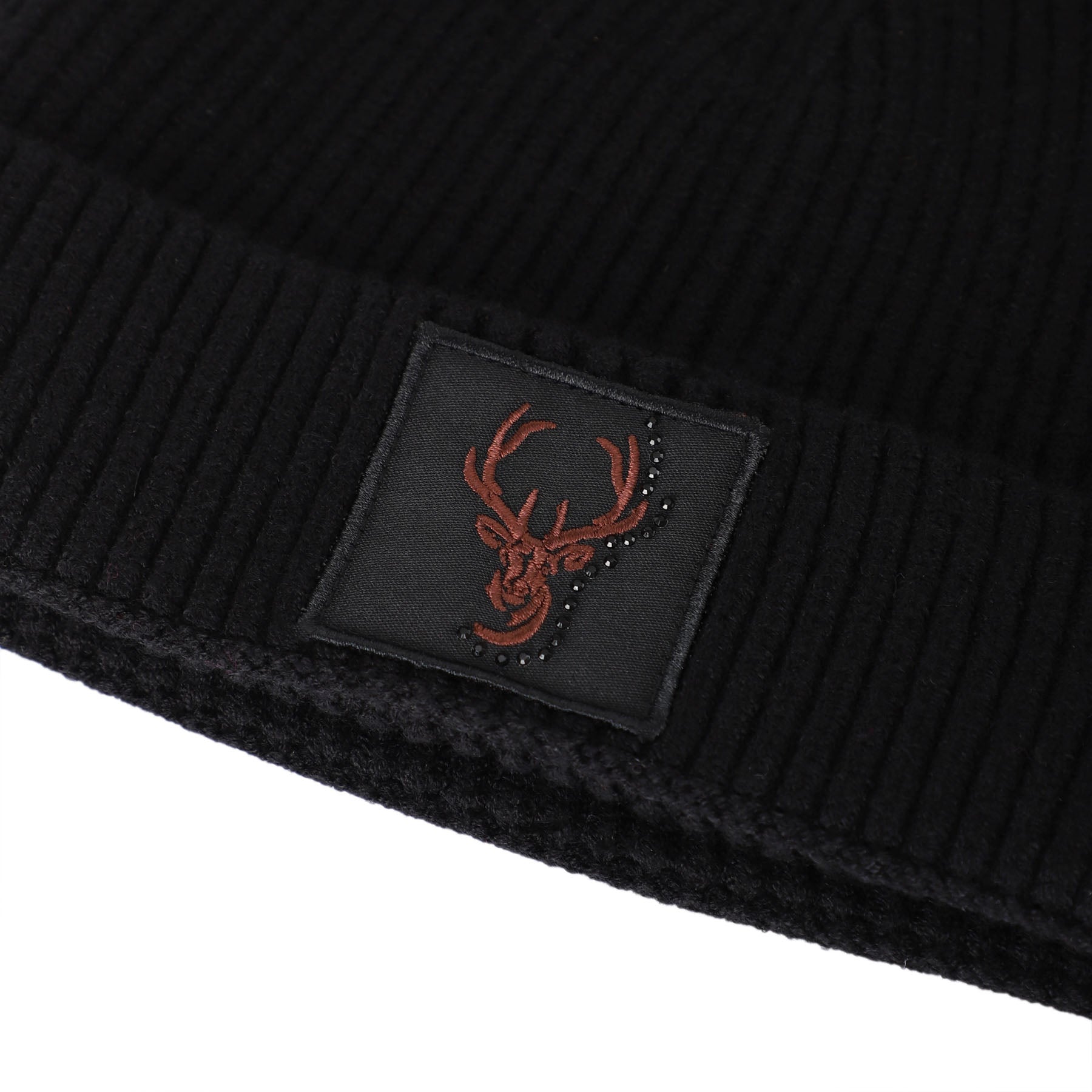 Mützen & Schals / Mütze Hirsch - Schwarz grob