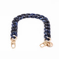 Accessoires / Chaîne de téléphone et de sac à main - disponible en différentes longueurs -  chaîne à maillons - Bleu marine