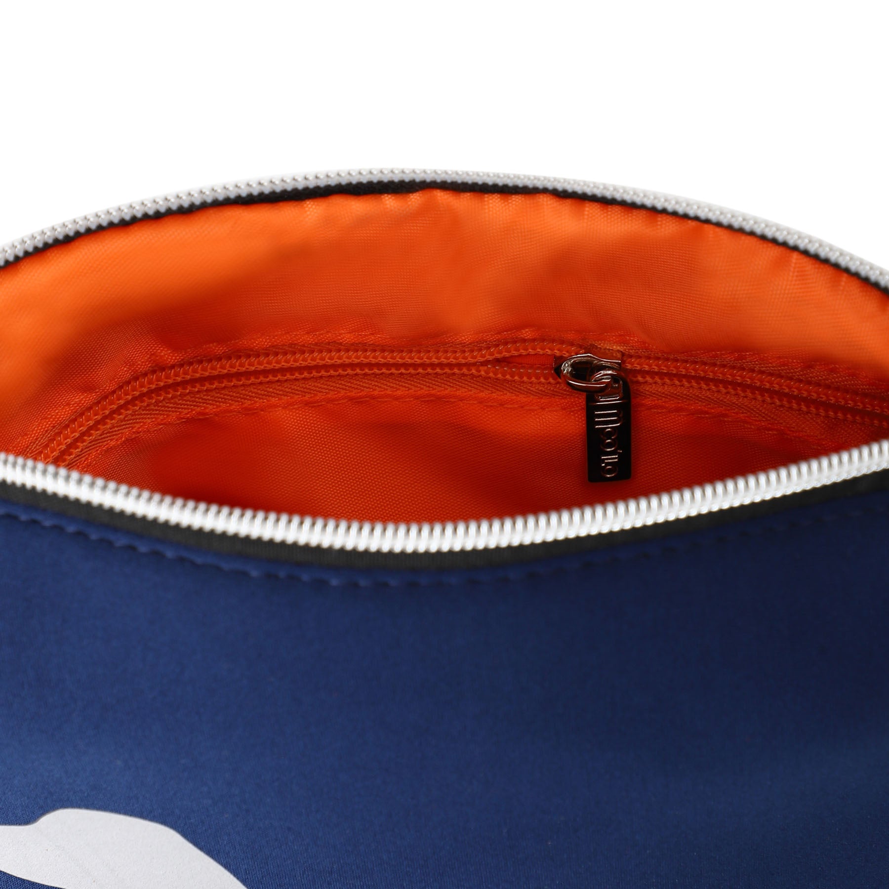 Taschen / Neopren-Umhängetasche Cleo - Dackel Navy-Silber