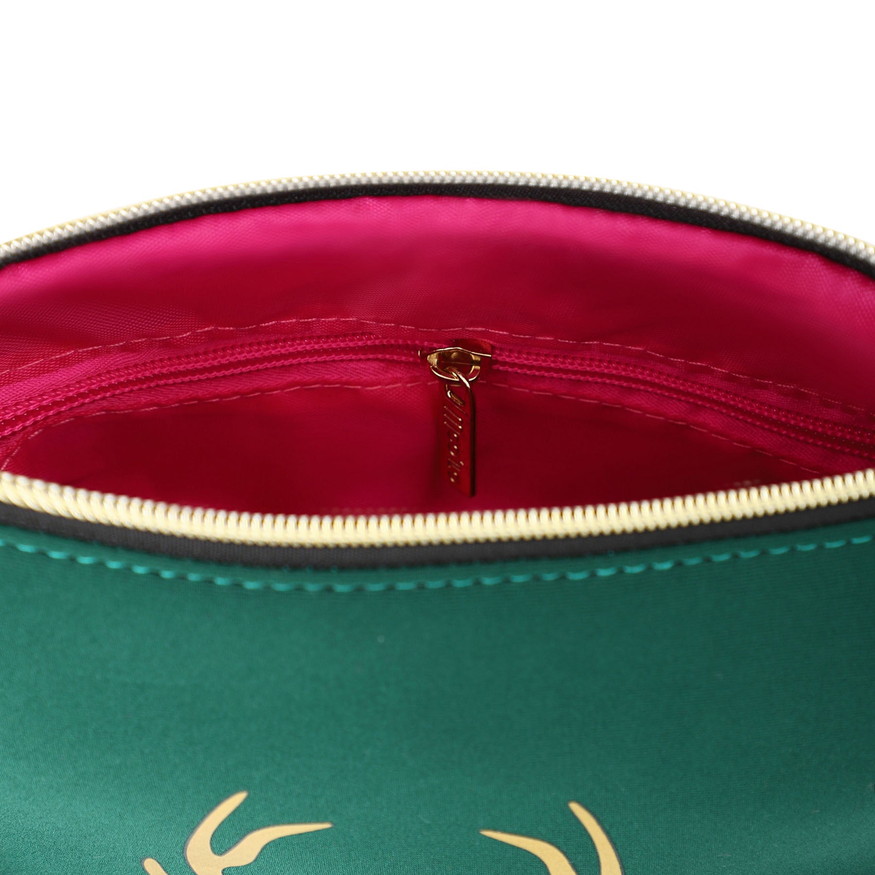 Taschen / Neopren-Umhängetasche Cleo - Hirsch Dunkelgrün-Gold