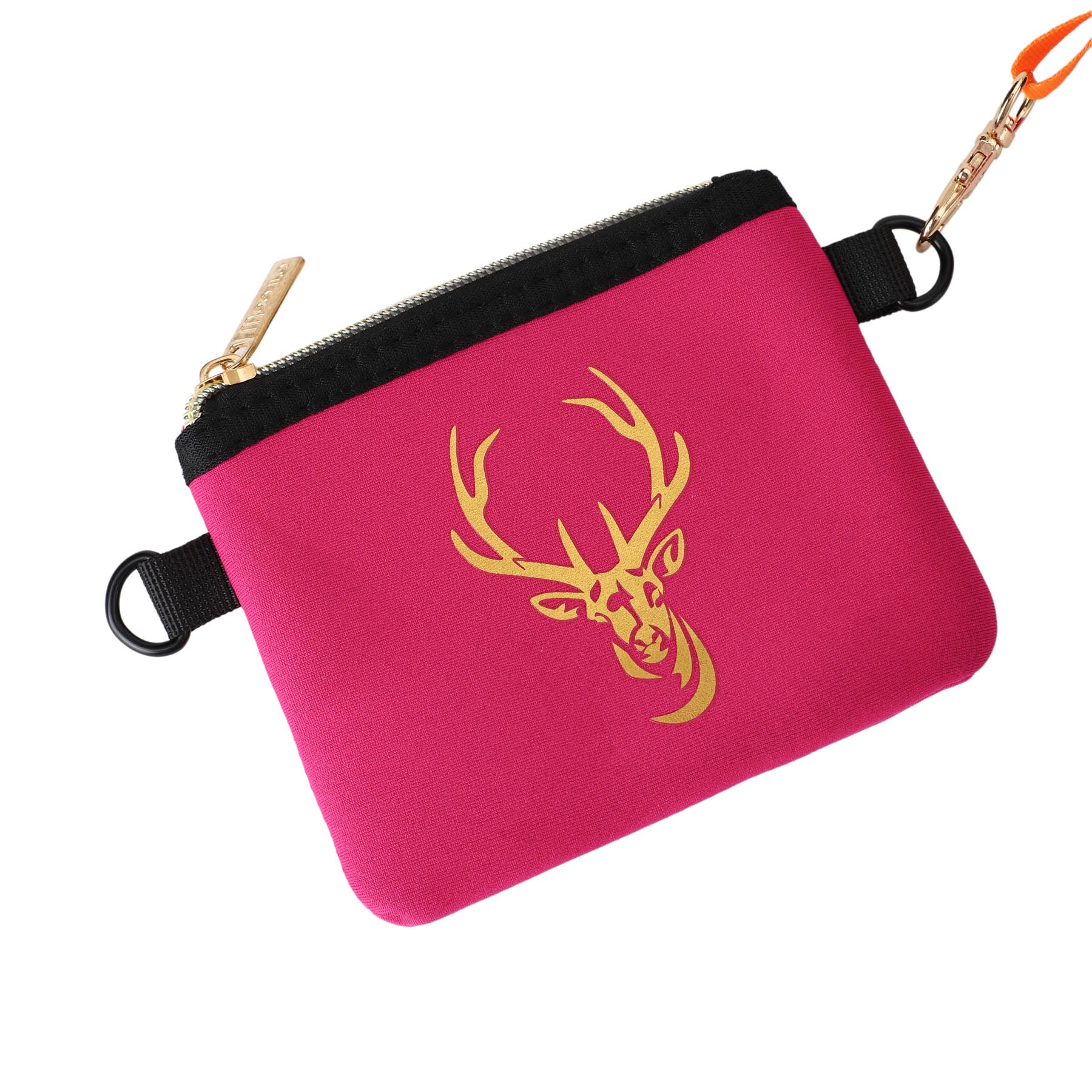 Taschen / Neopren-Umhängetasche Cleo - Hirsch Pink-Gold