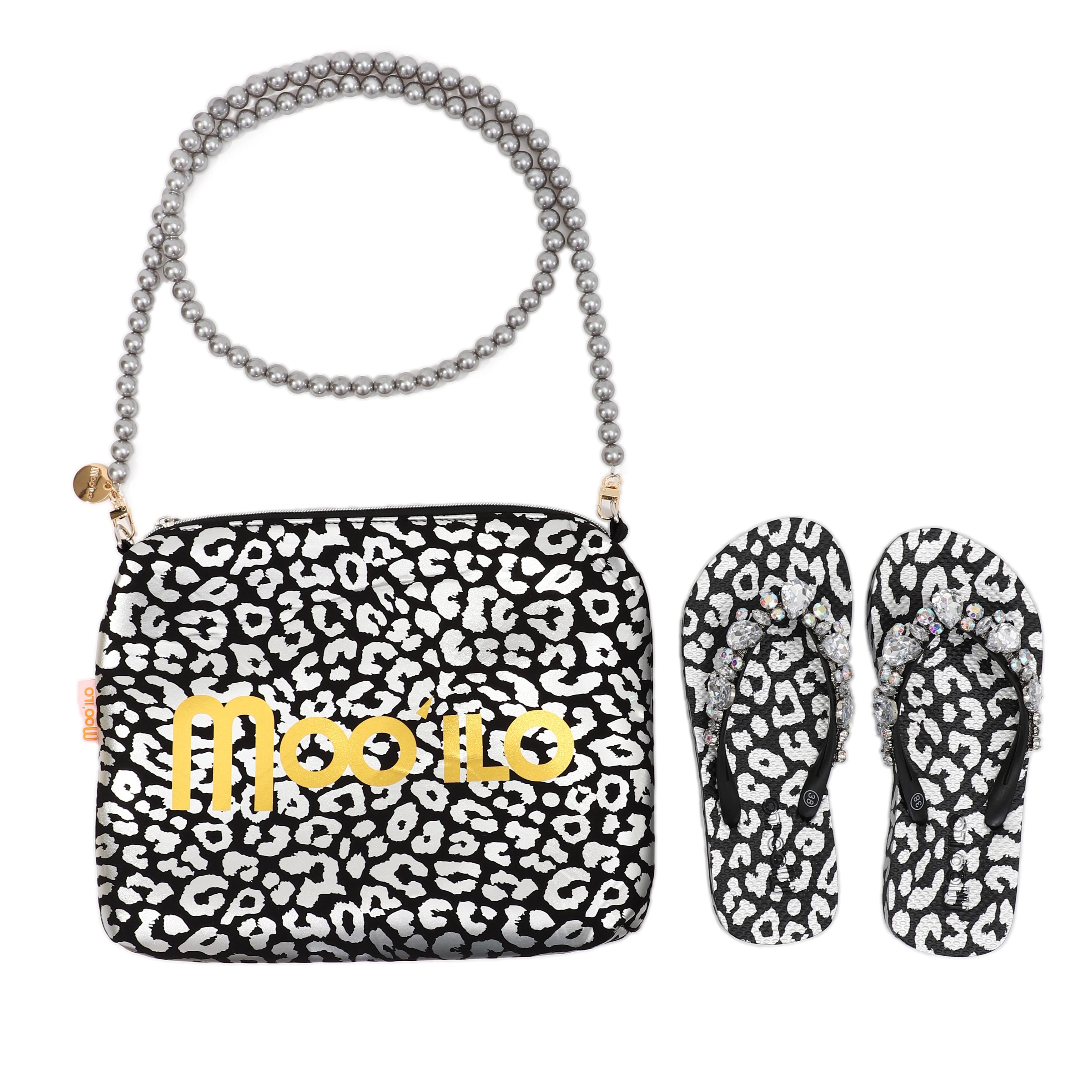 Flip-Flop / Leo Schwarz - Silber / Transparent