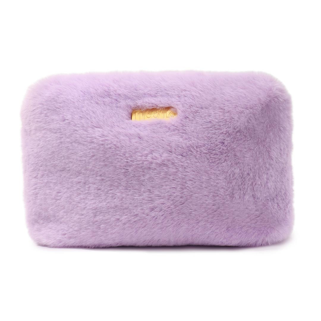 Pantolette / Teddy - Flieder