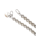 Accessoires / Handy- & Taschenkette Perlen - in verschiedenen Längen erhältlich - Silber-Silber
