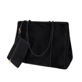 Taschen / Samt-Shopper Lilly - Schwarz