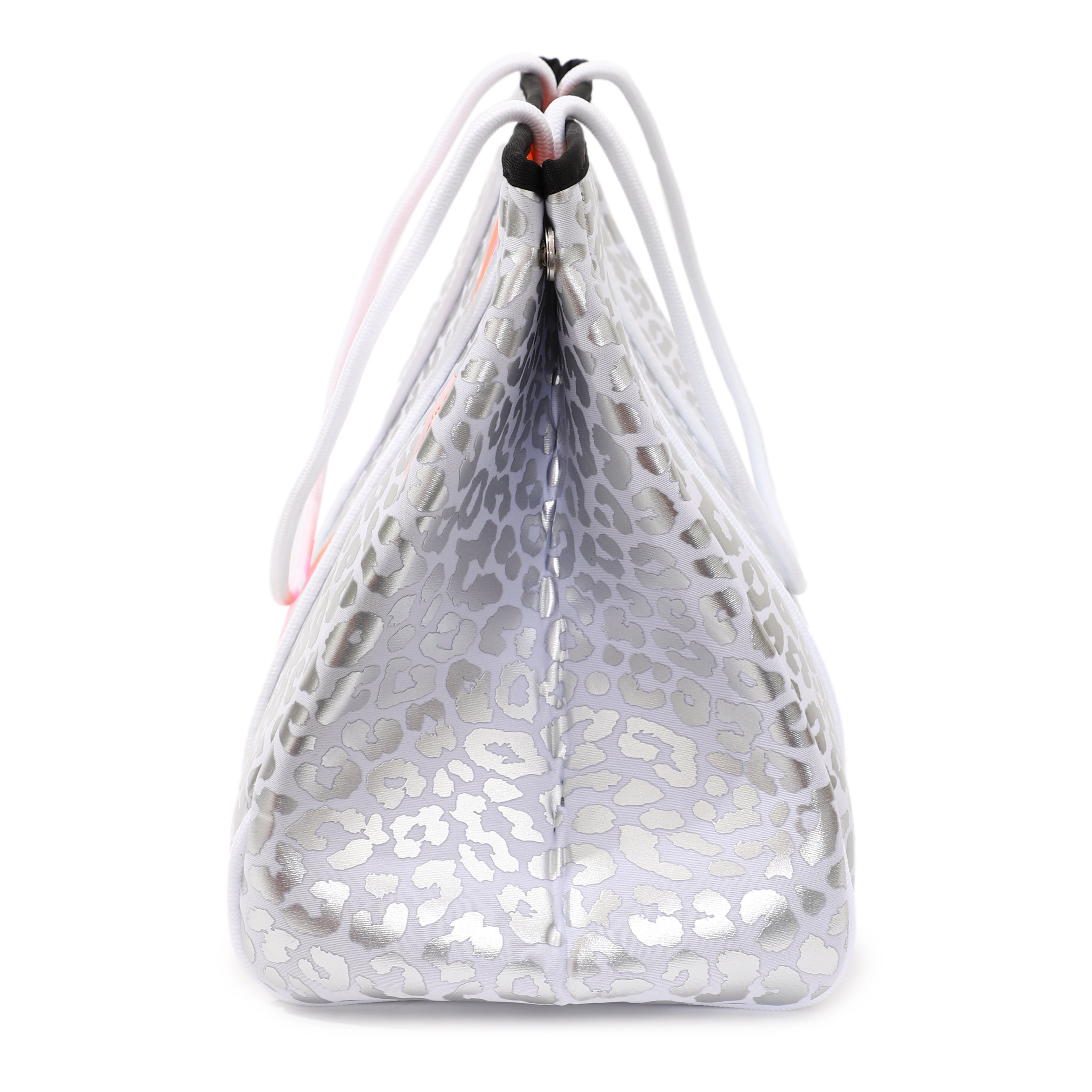 Taschen / Neopren-Shopper Lilly - Leo Weiß-Silber