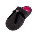 Hausschuhe / Slipper Schleife - Schwarz