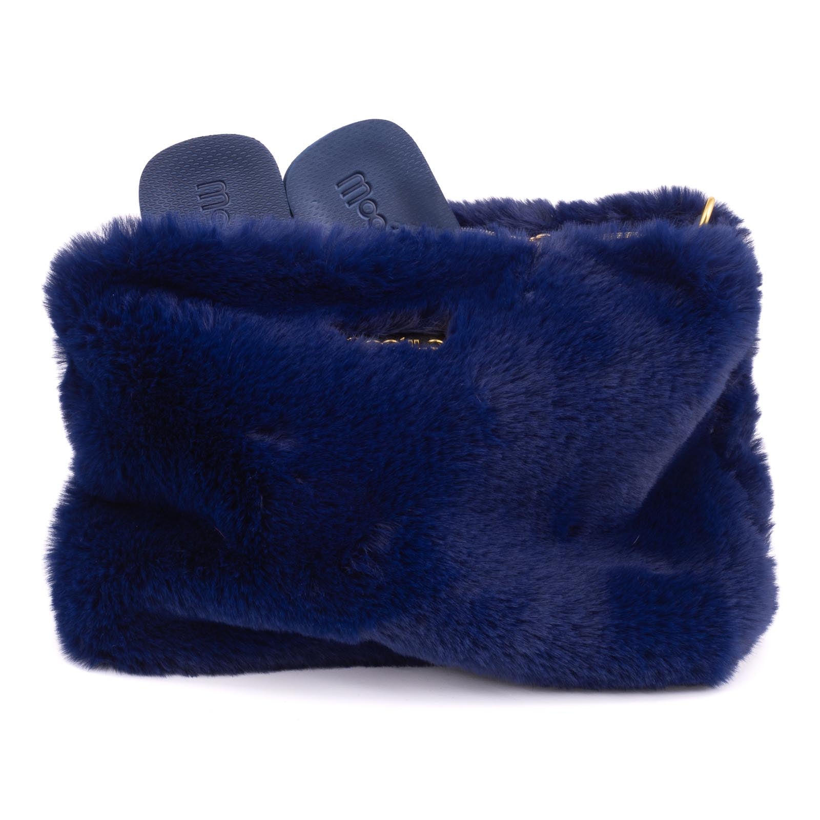 Pantolette / Teddy - Navy