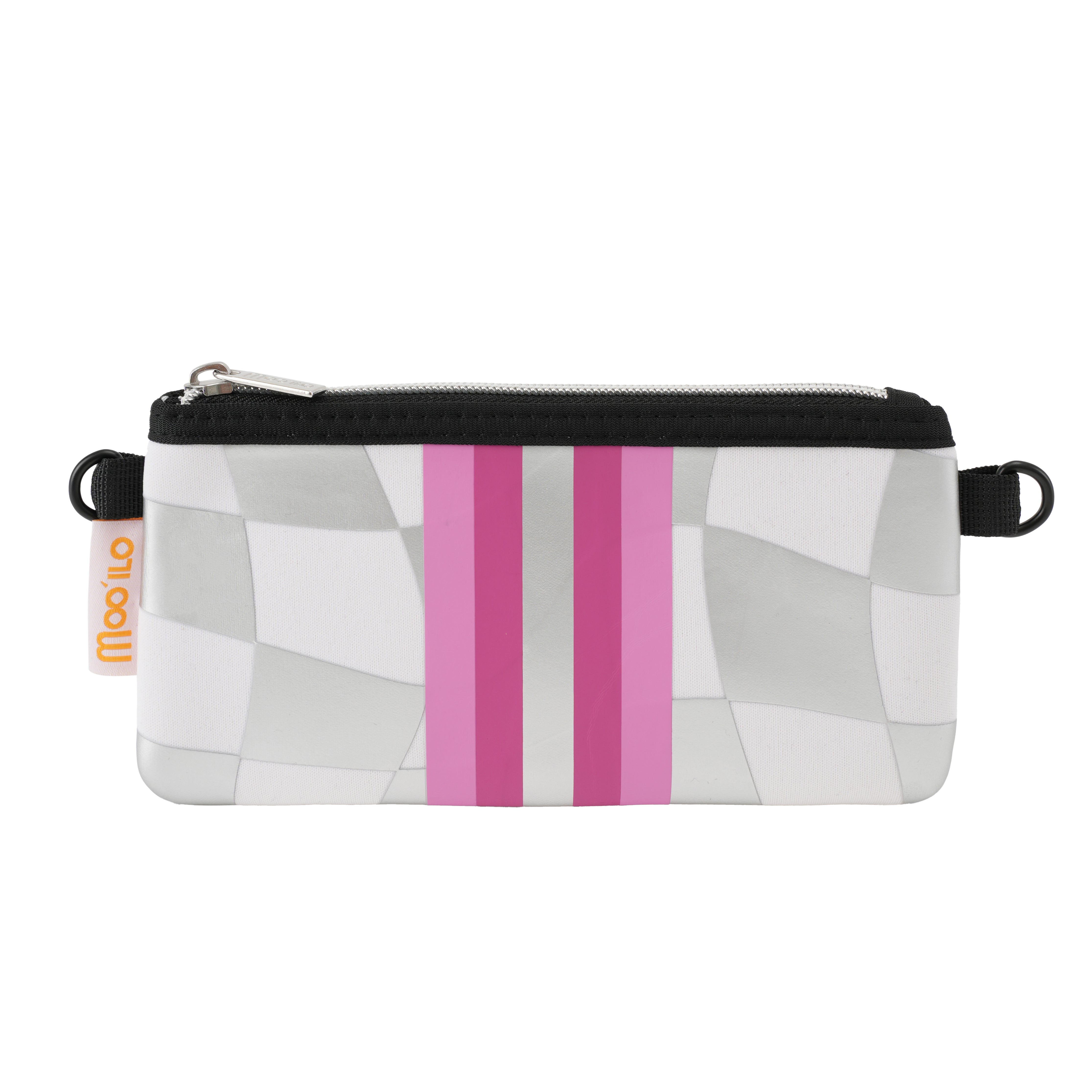 Socken / Karo - Weiß-Silber