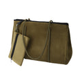 Bolsos / Shopper de terciopelo Mary - Caqui