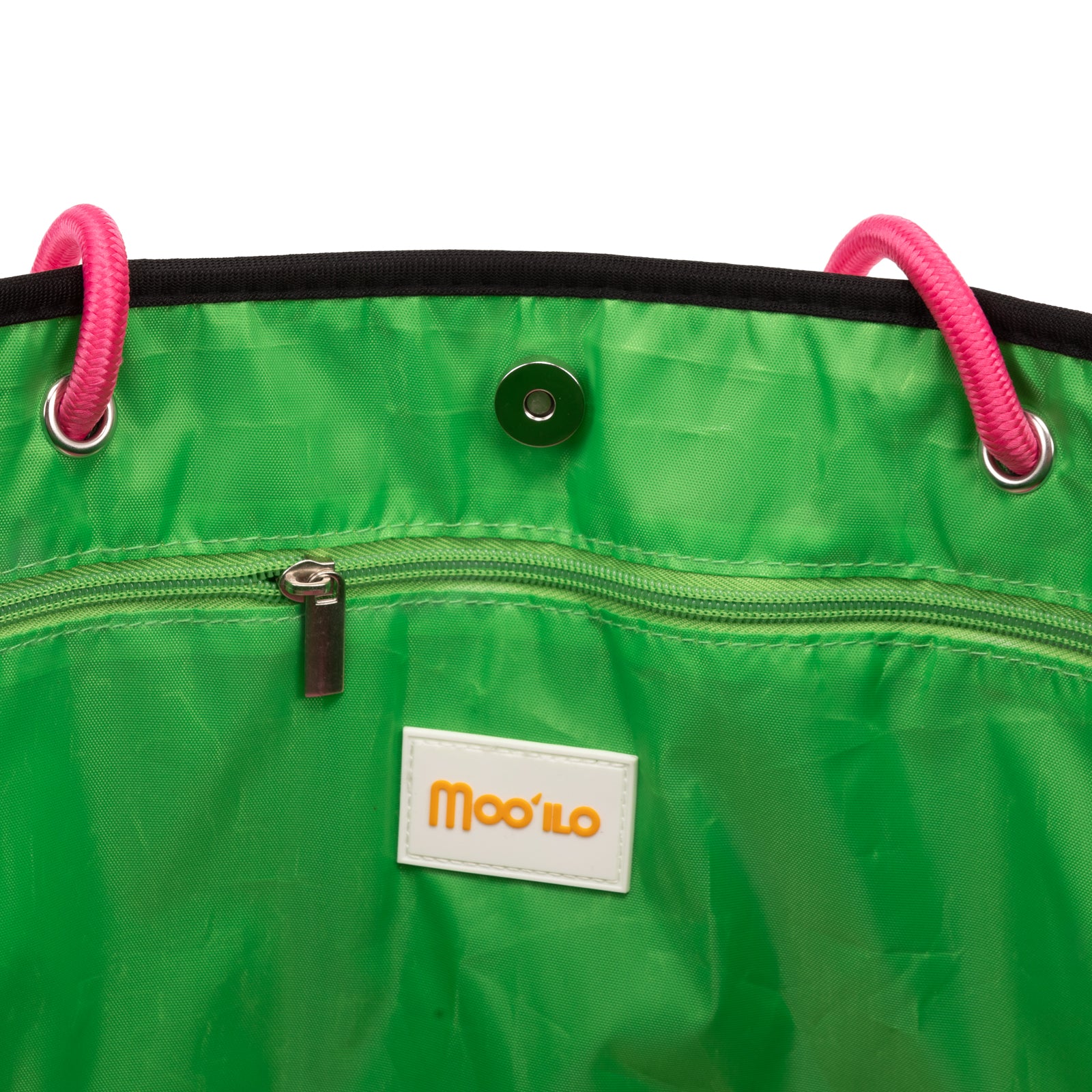 Taschen / Neopren-Samt-Tasche Lilly - Pink-Grün