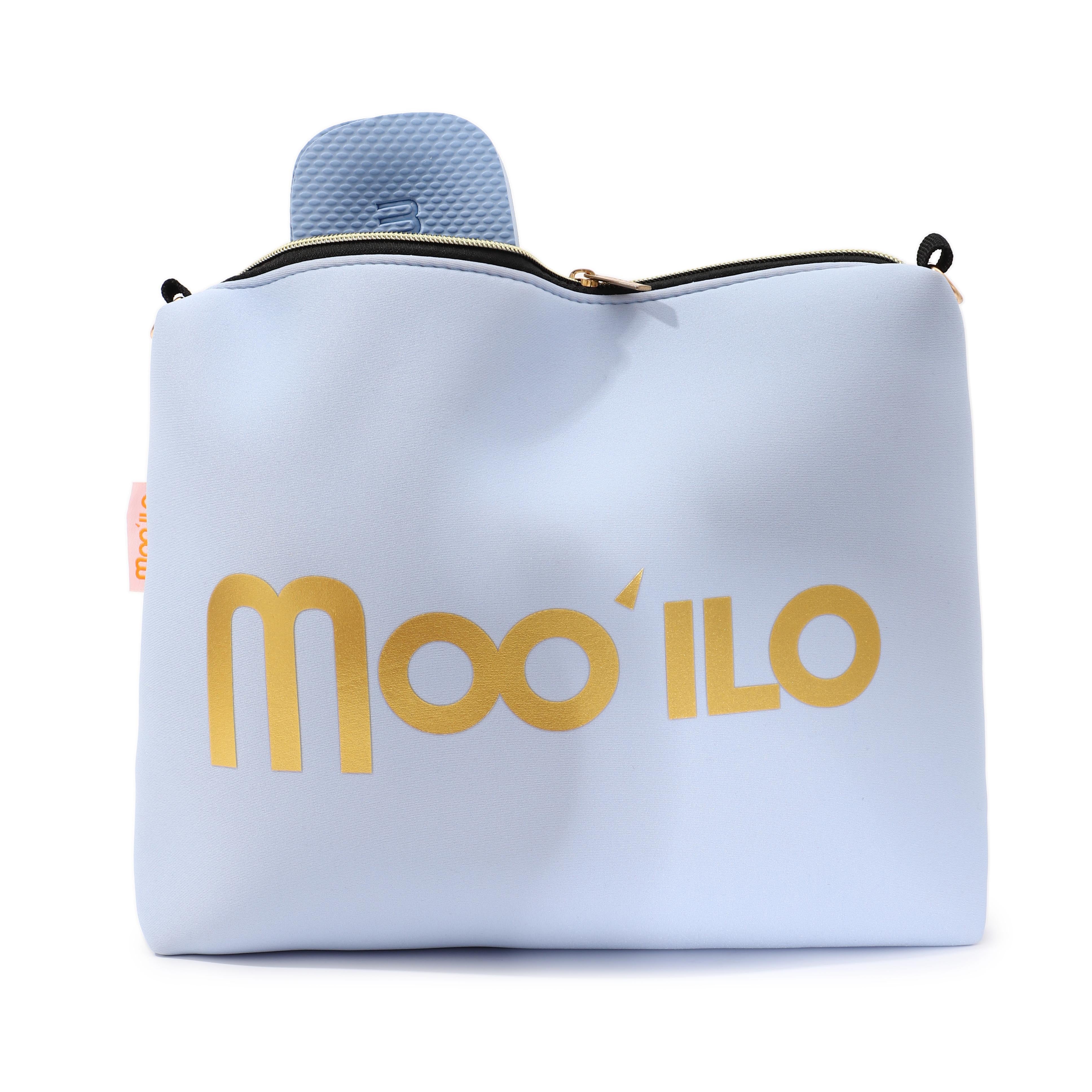 Flip-Flop / Hellblau - Band - Gold