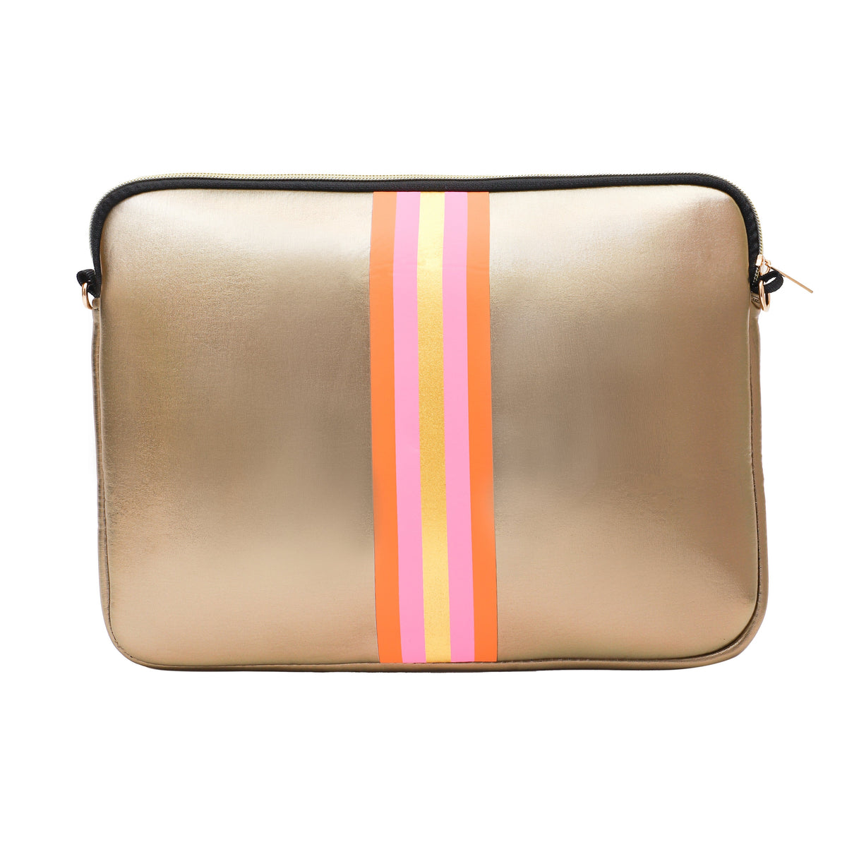 Infradito / Anna Metallic - Cachi / confezionati in una custodia in neoprene metallizzato / prodotto di seconda scelta
