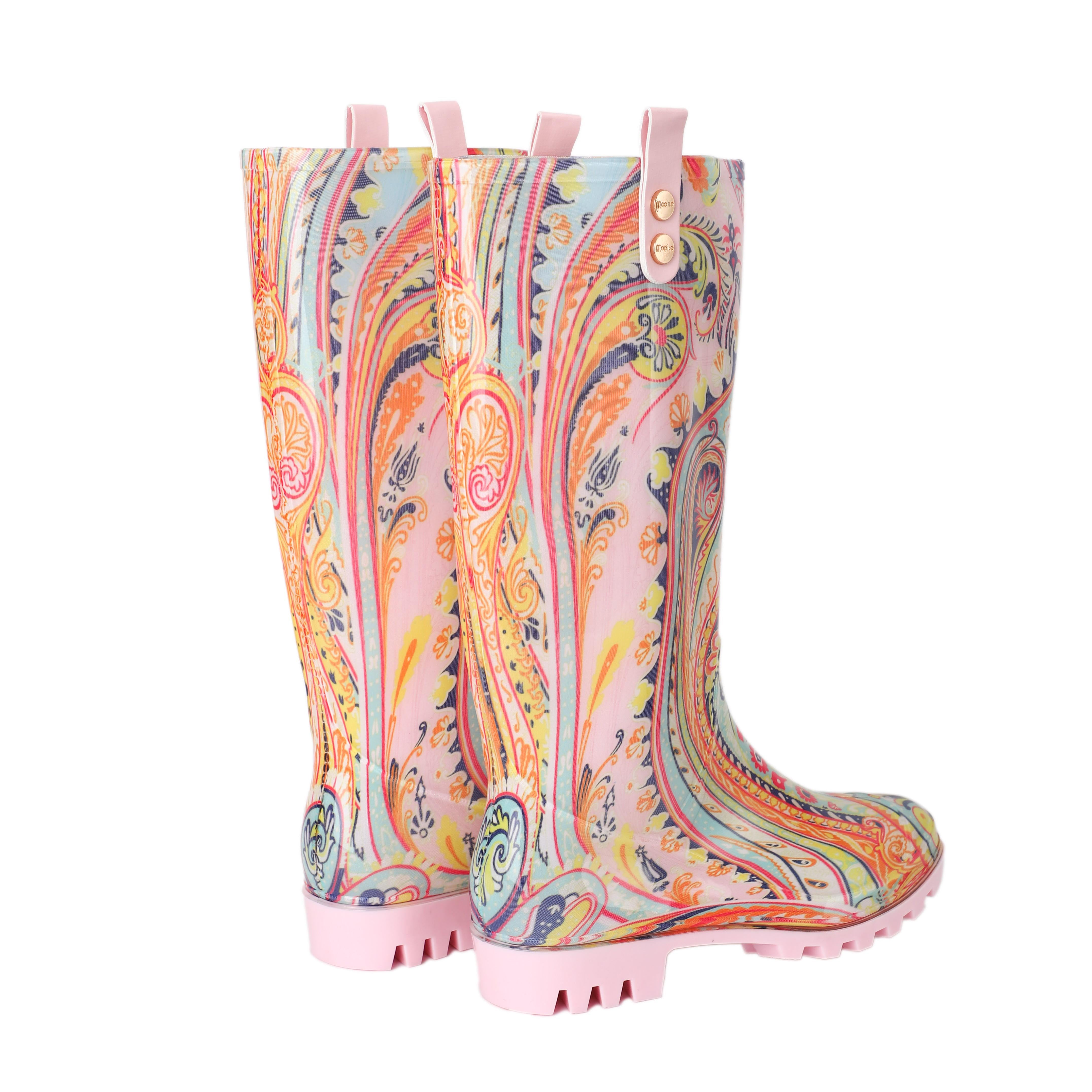 Regenbekleidung / Gummistiefel - Paisley