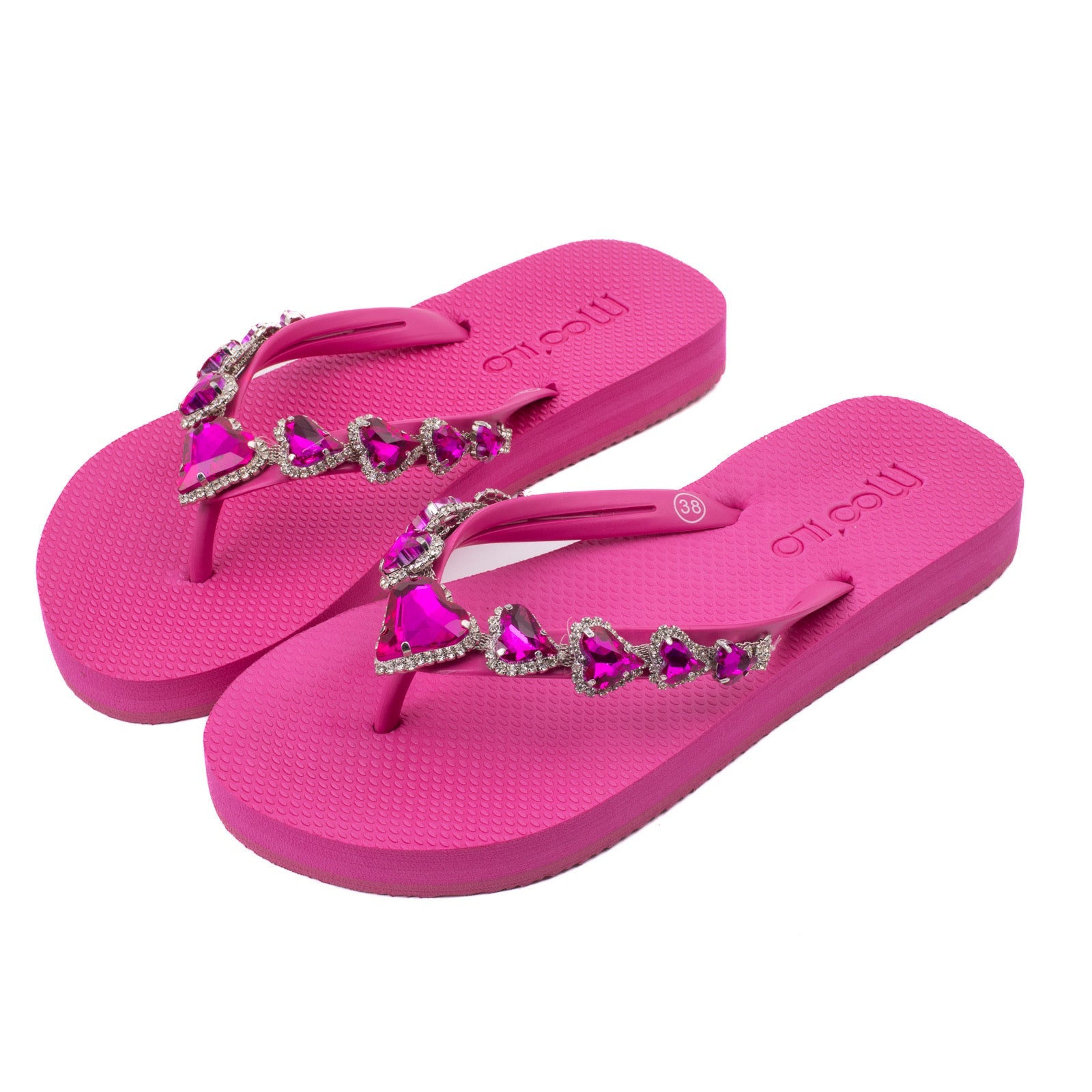 Flip-Flop / Herzen - Pink