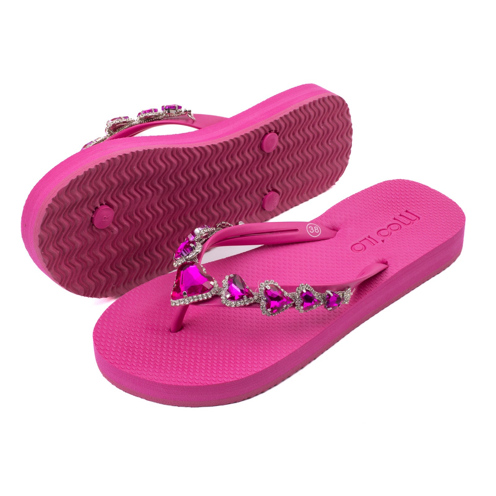 Flip-Flop / Herzen - Pink