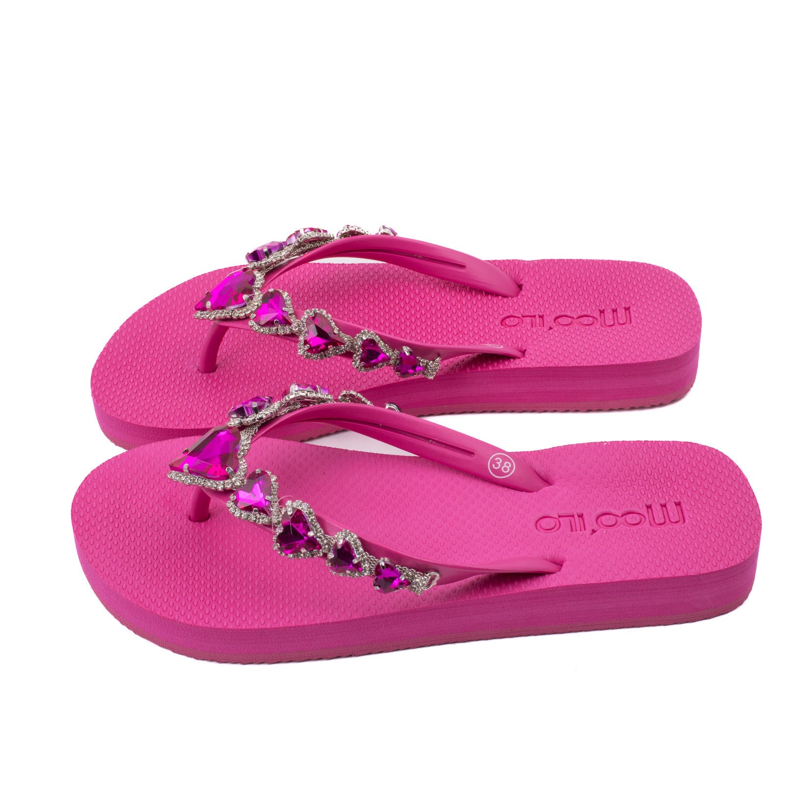 Flip-Flop / Herzen - Pink