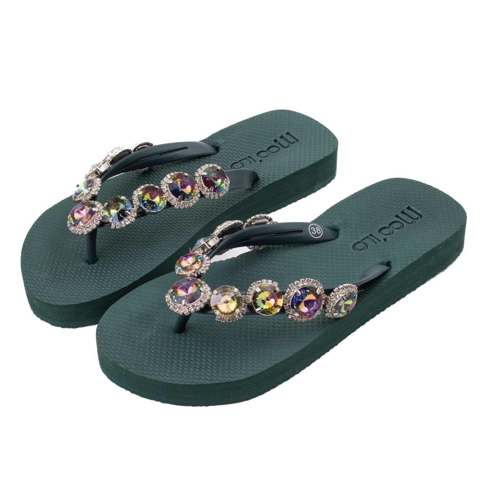 Flip-Flop / Rainbow - Dunkelgrün