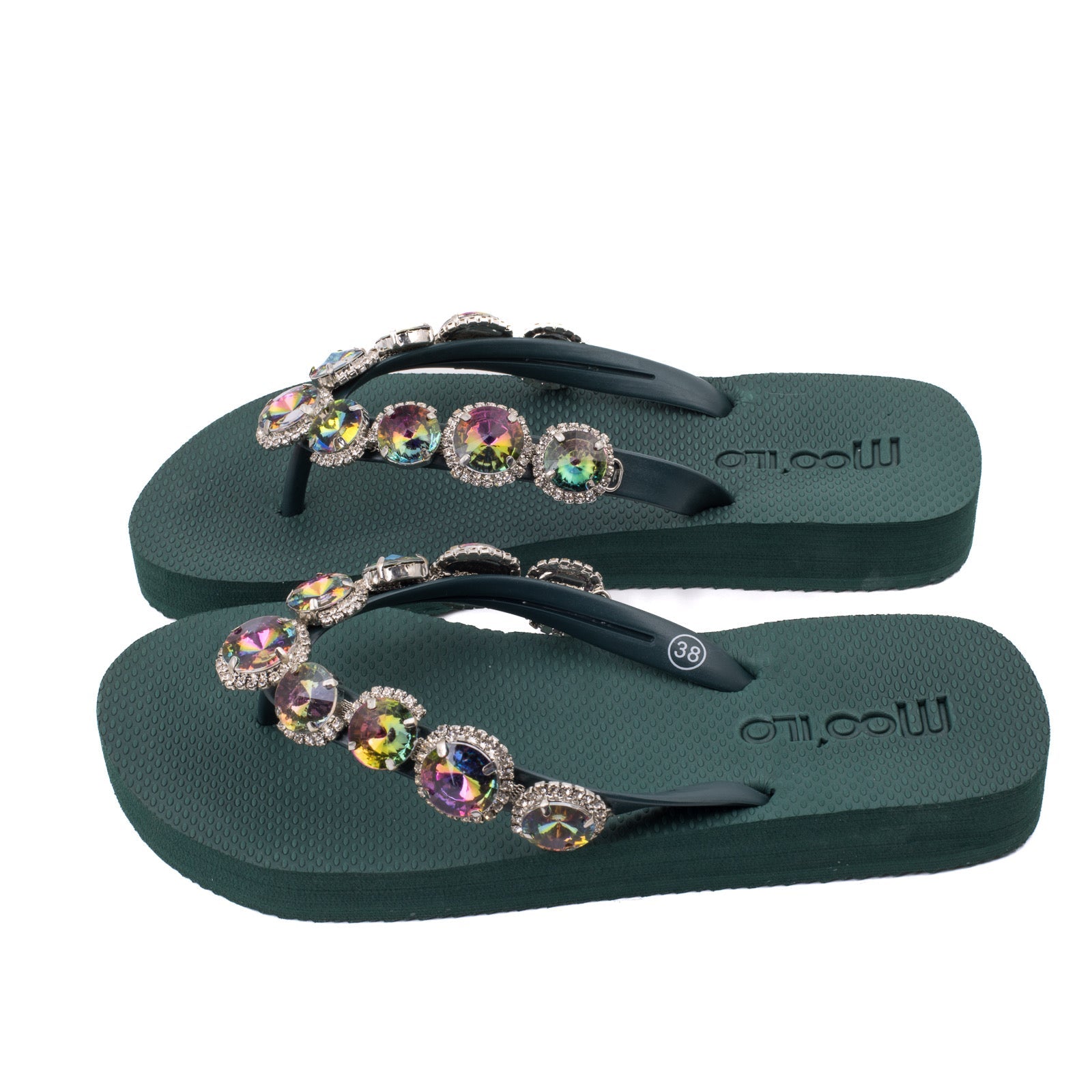 Flip-Flop / Rainbow - Dunkelgrün