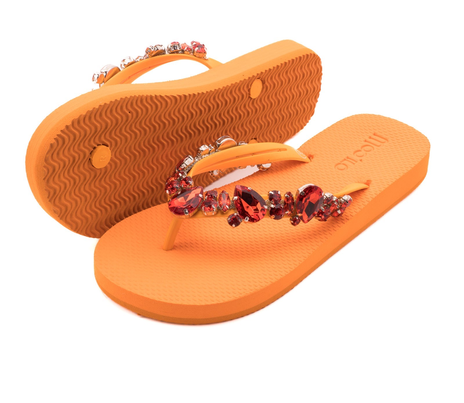 Flip-Flop / Katja - Orange - Rot