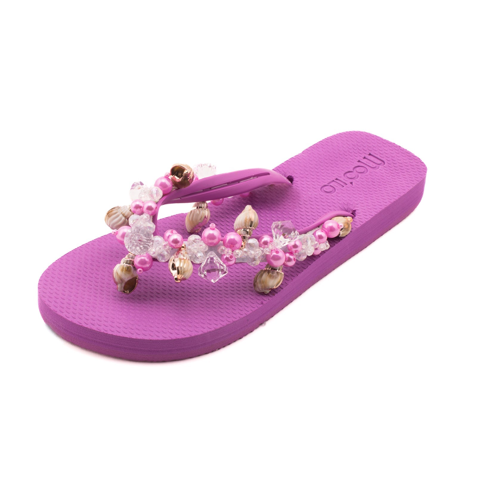 Flip-Flop / Muschel - Orchidee