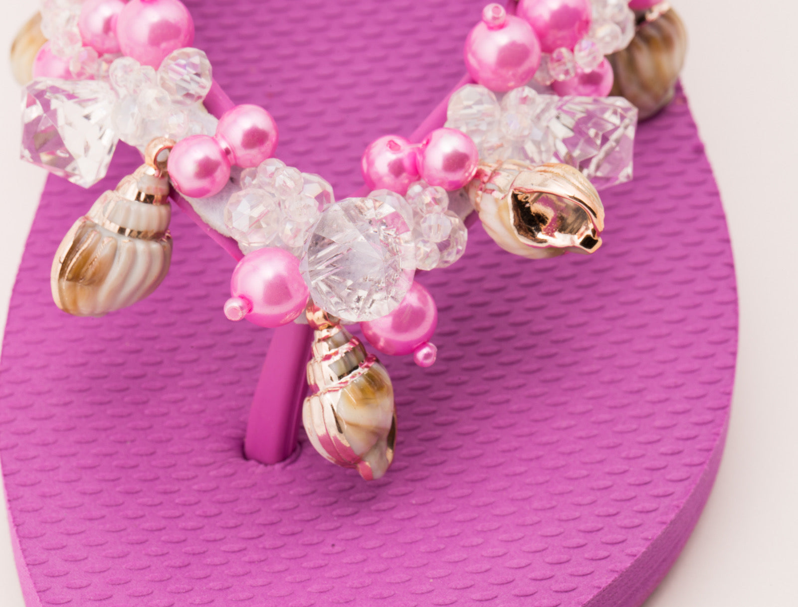 Flip-Flop / Muschel - Orchidee