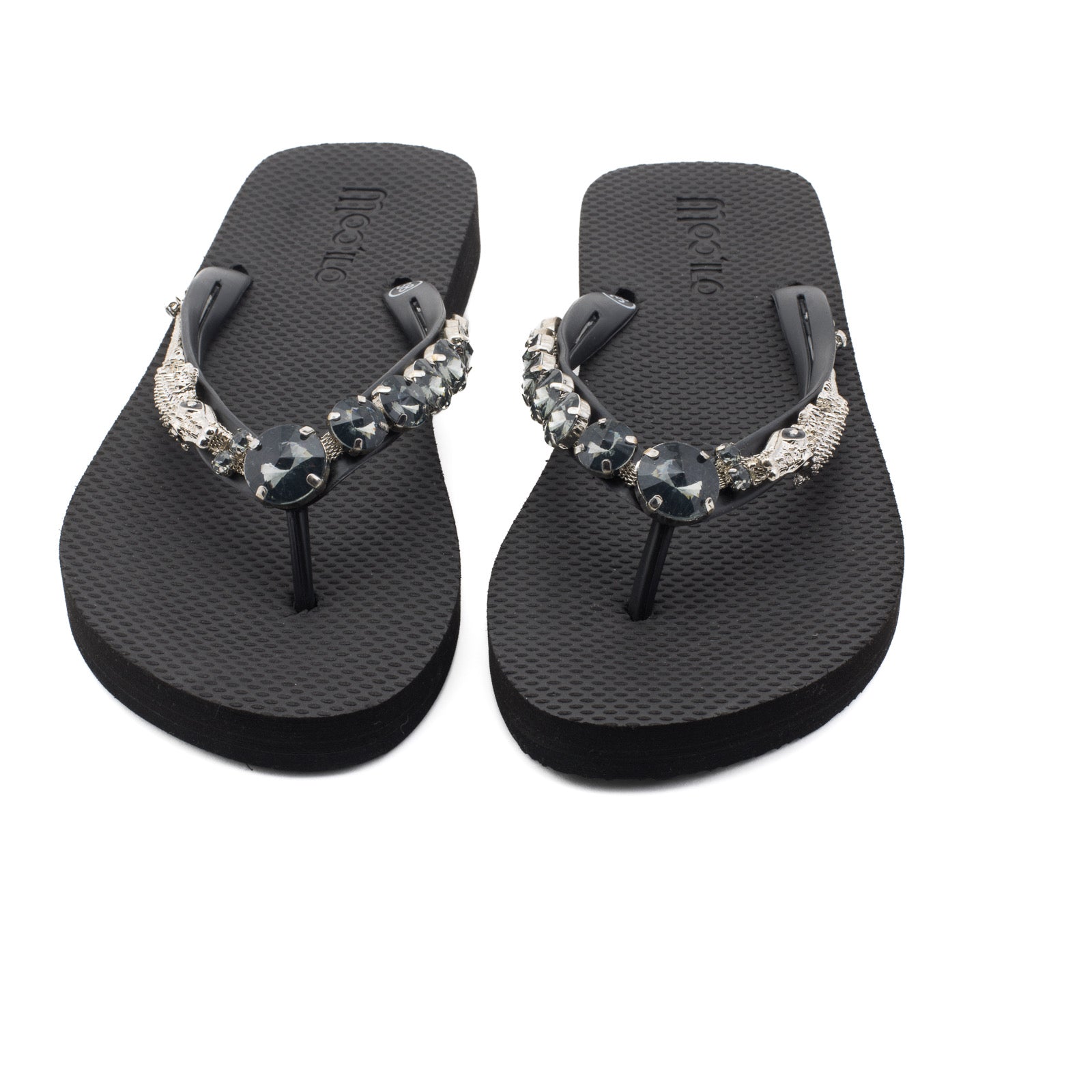 Flip-Flop / Croco - Schwarz